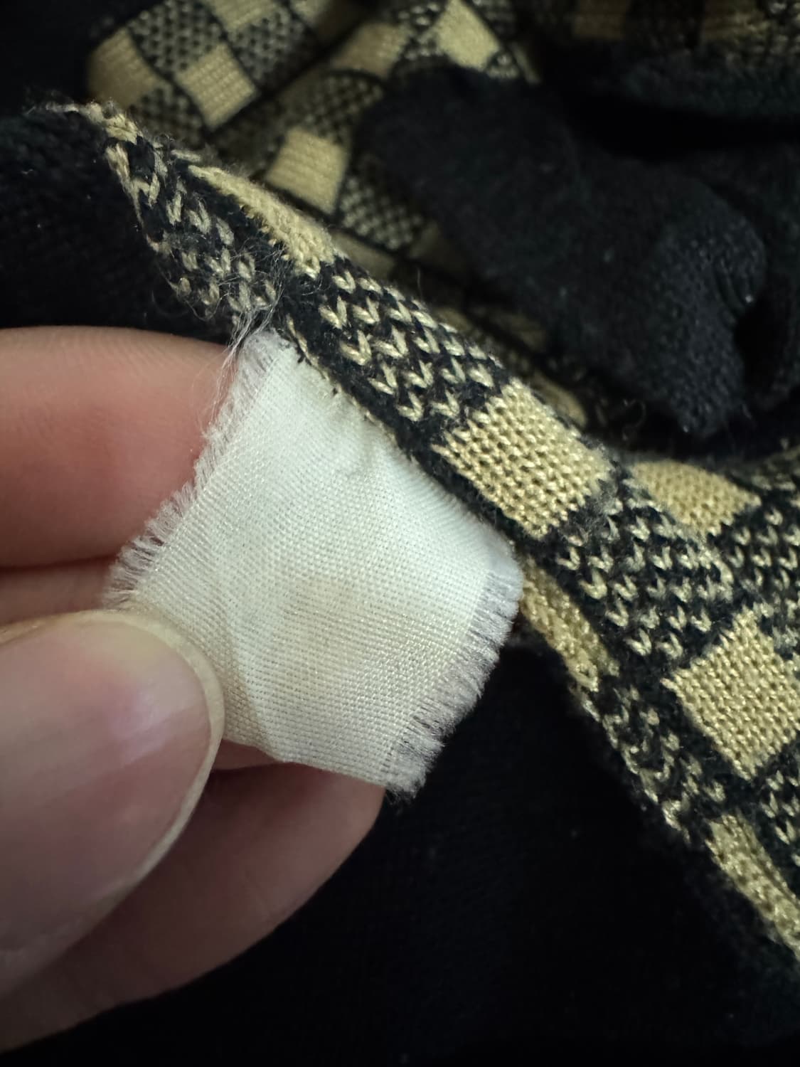 여성 닥스 daks 빈티지 패턴 가디건 네이비 L 상품이미지4