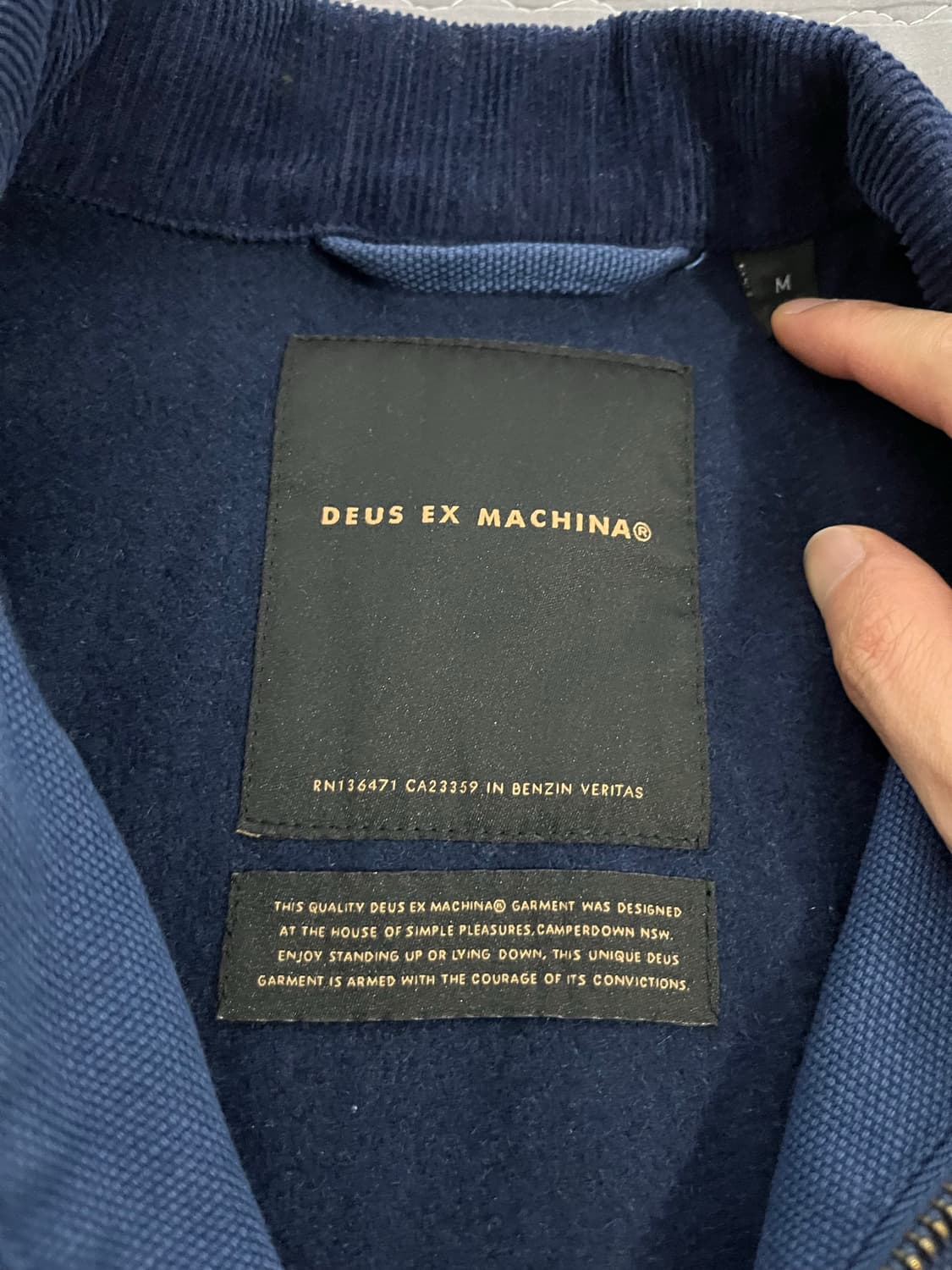 데우스 엑스 마키나 어드레스 워크 웨어 자켓 네이비 M 상품이미지3