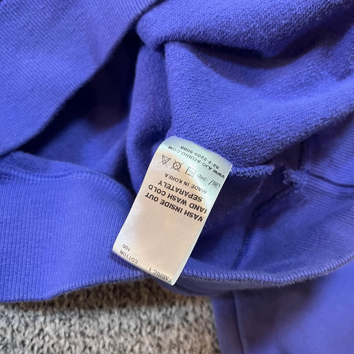 아조바이아조 빅로고 맨투맨 상품이미지6