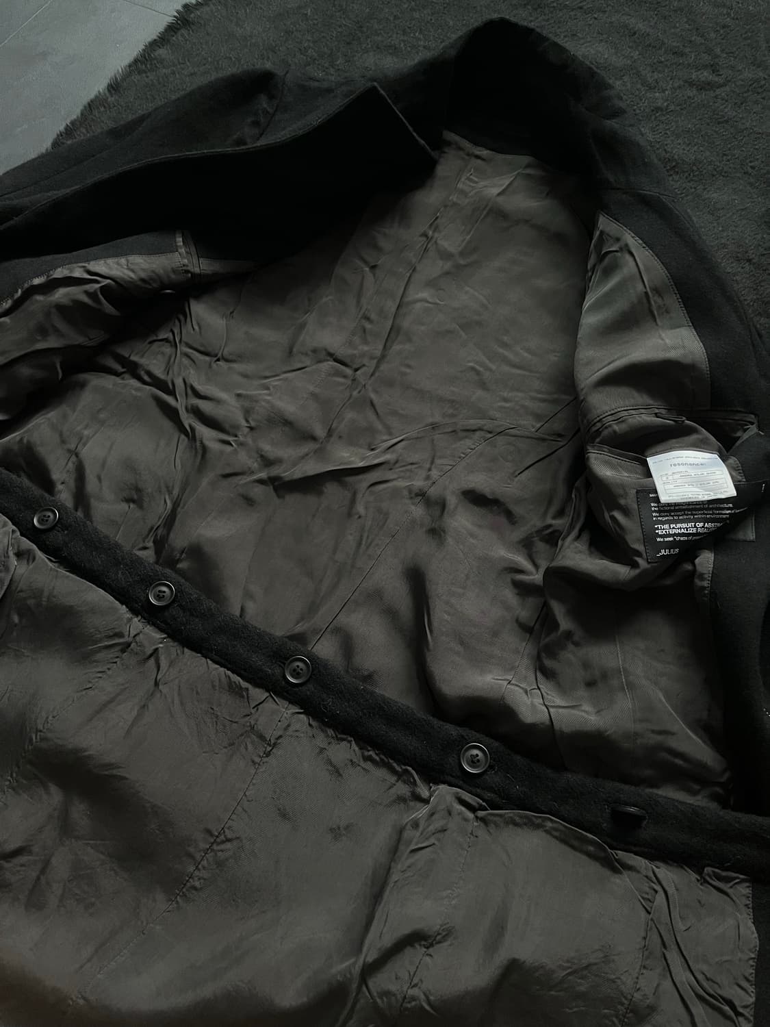 Julius FW12-13 Angora Nylon Serge Jacket 상품이미지10