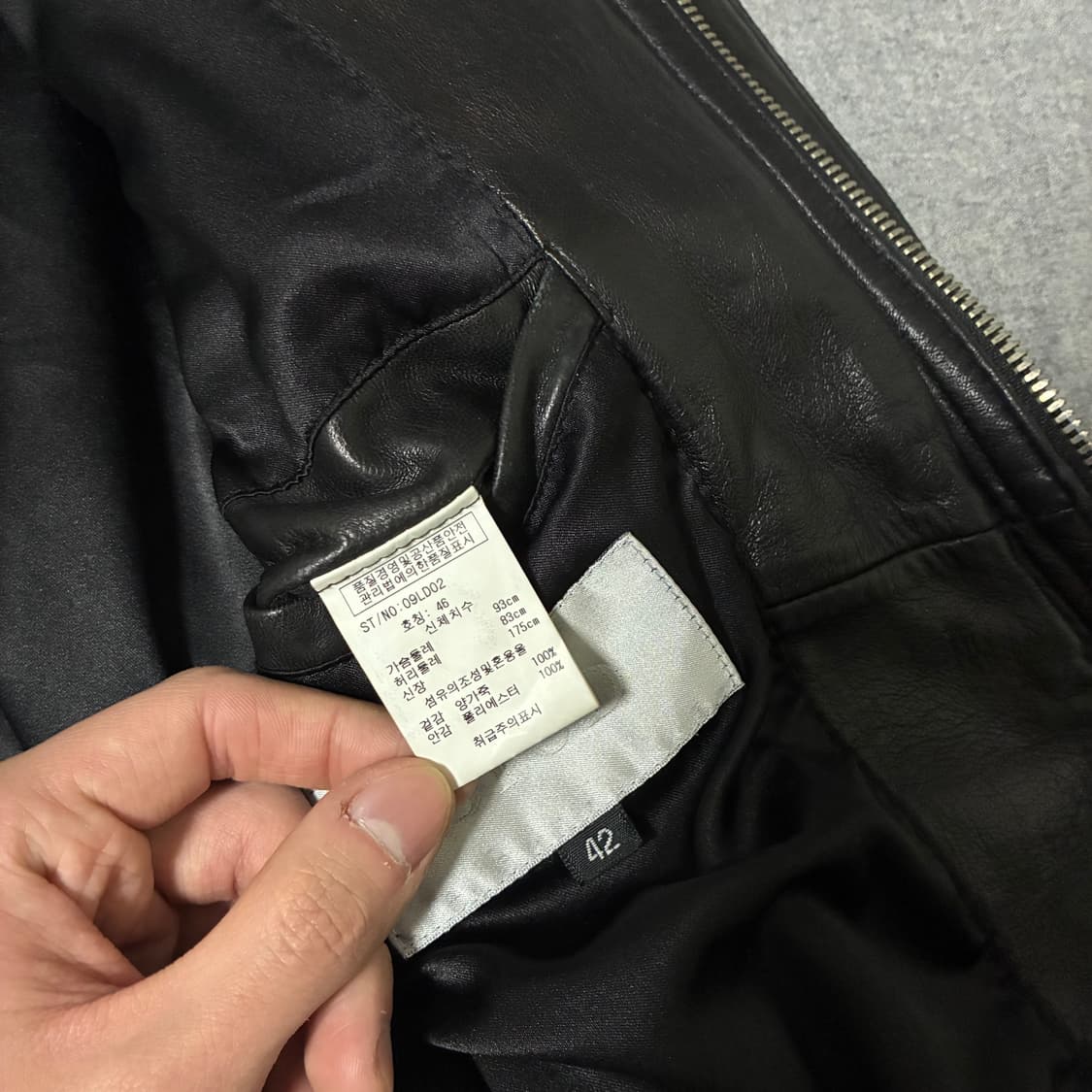 양가죽 봄버 자켓 상품이미지8