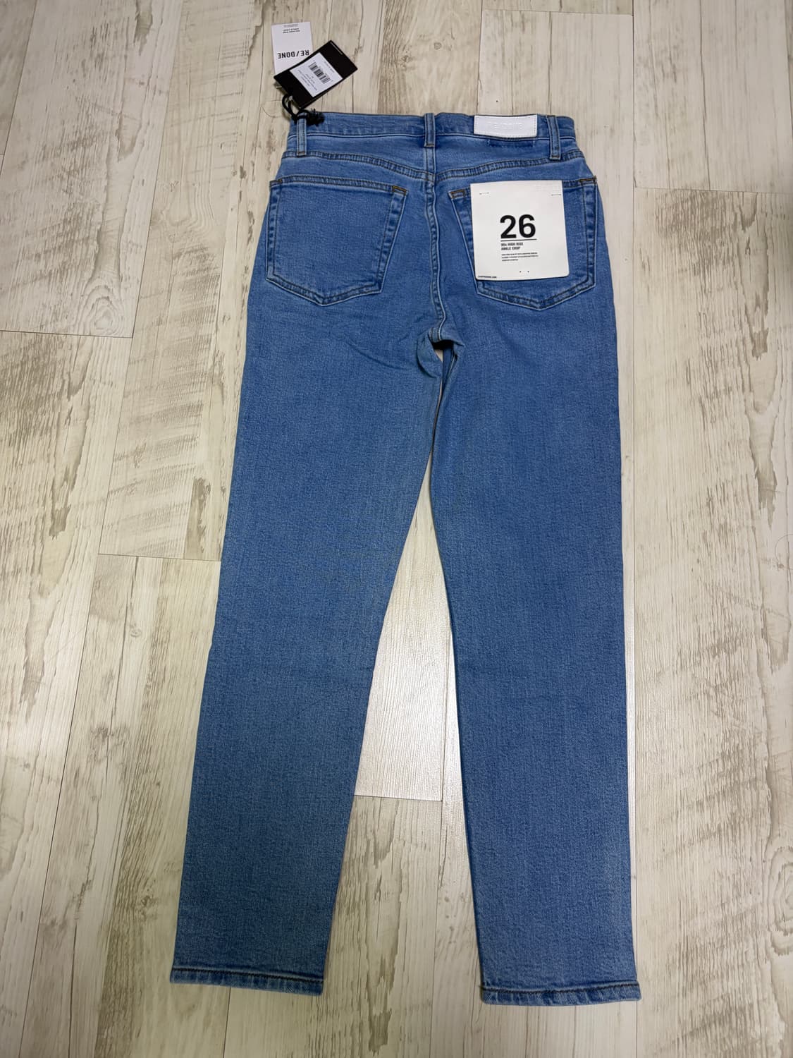 [26] RE/DONE 90s 하이라이즈 앵클 크롭 데님 새상품 상품이미지3