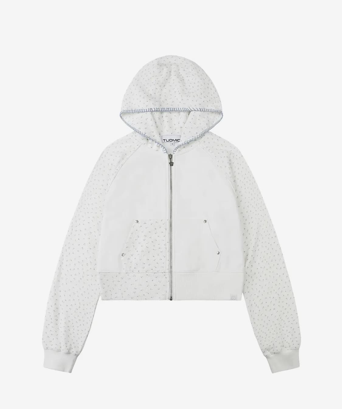 뚜오미오 플라워 후드집업 상품이미지2