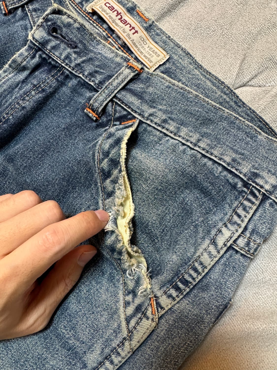 칼하트 100주년 빈티지 데님 상품이미지6