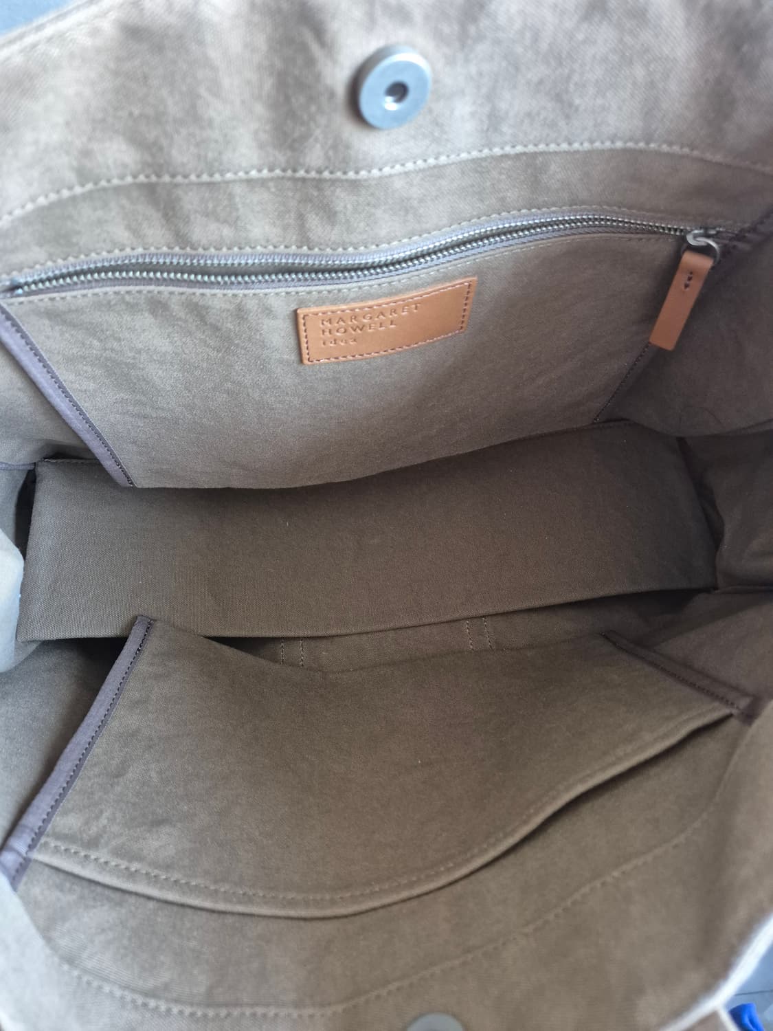 Margaret Howell Idea 마가렛 호웰 토트백 내추럴 브라운 상품이미지3