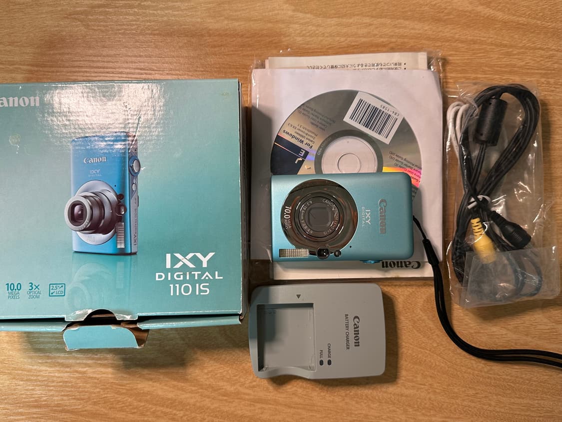 canon ixy 캐논 익시 110 IS (=익서스 95) 하늘색 상품이미지1