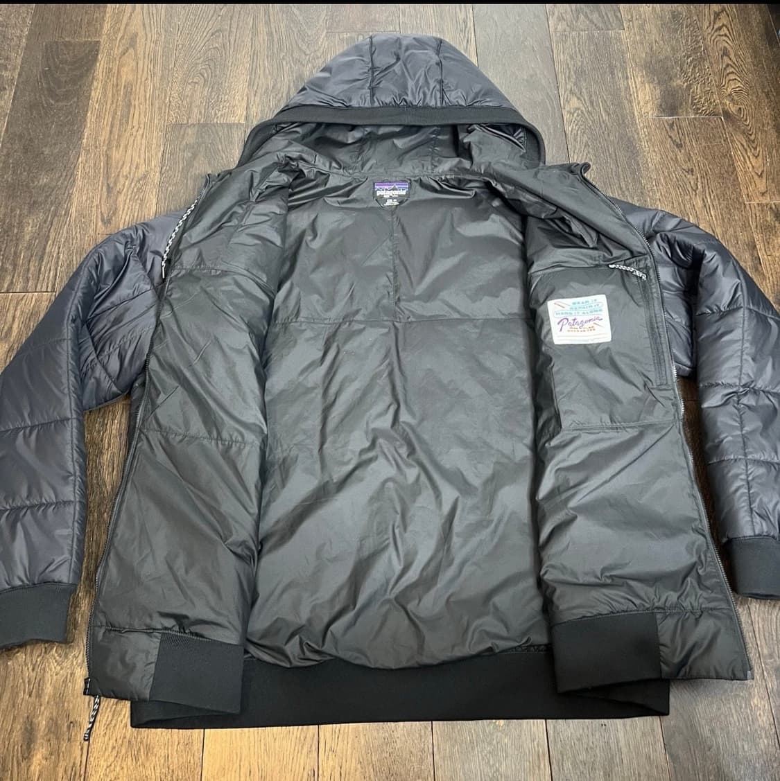 파타고니아 박스 퀼티드 후디 패딩 경량 패딩 블랙 XXL 2XL 상품이미지5