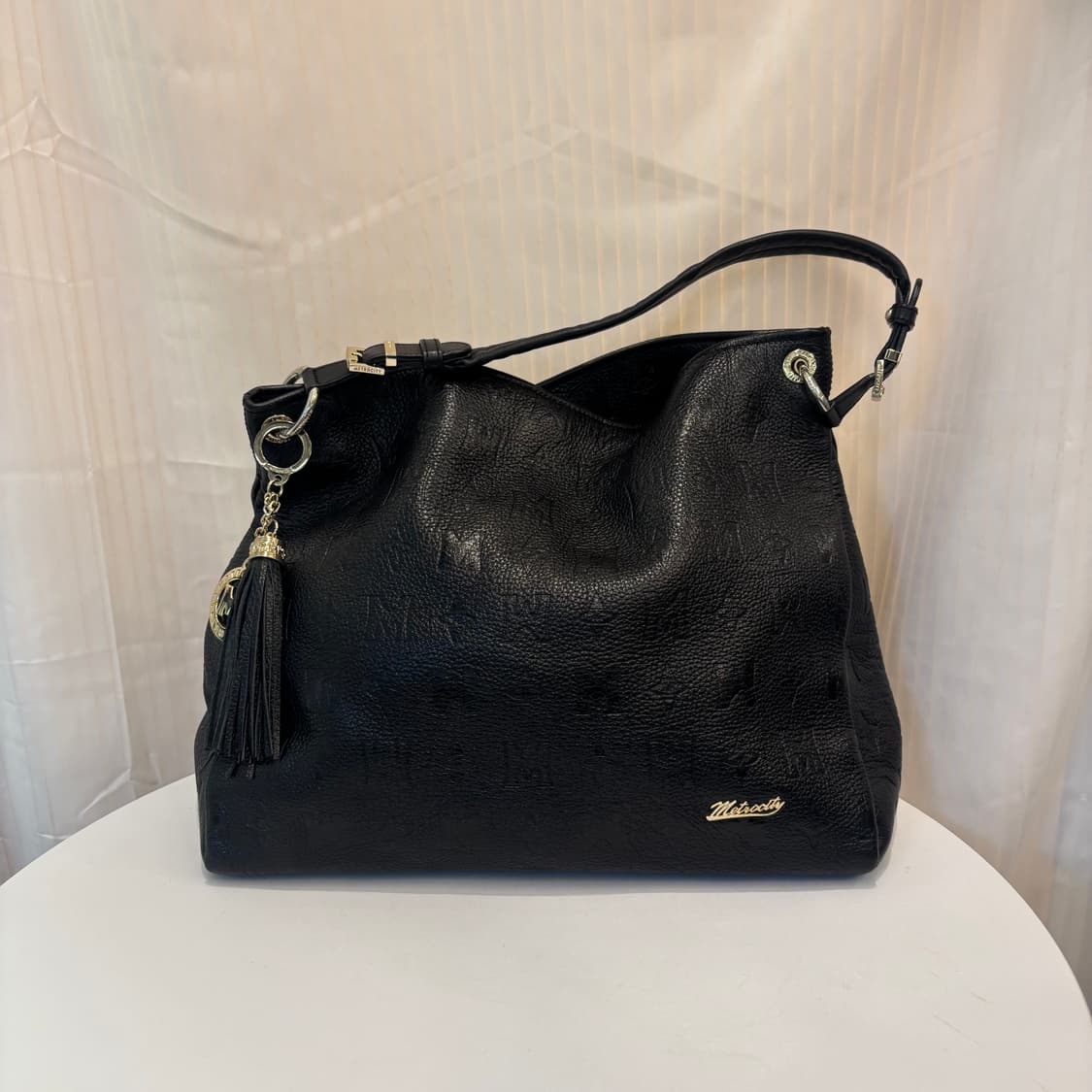 정품 메트로시티 가죽 태슬 토트백    상품이미지1