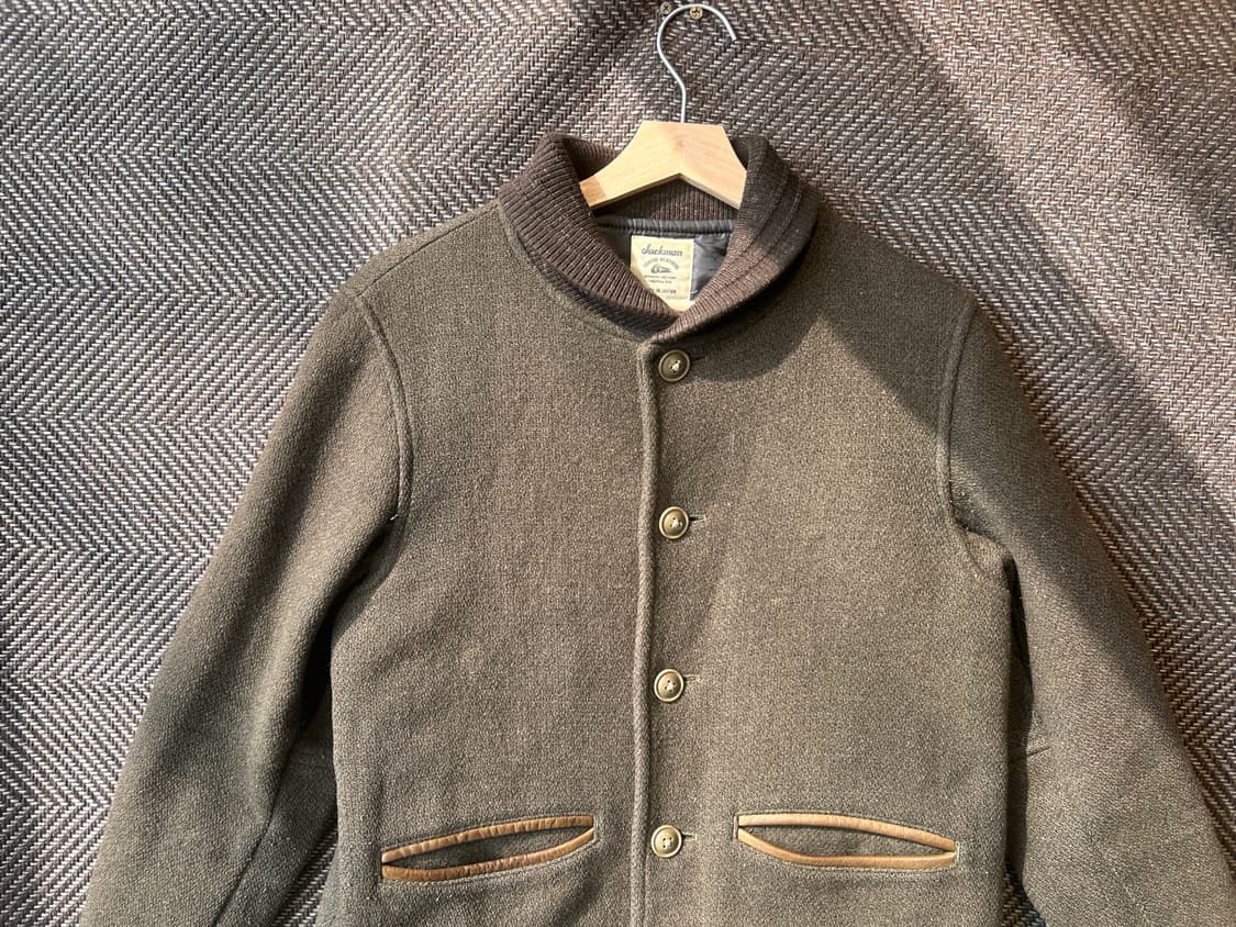 잭맨 재팬 패브릭 울 자켓 made in Japan 상품이미지4