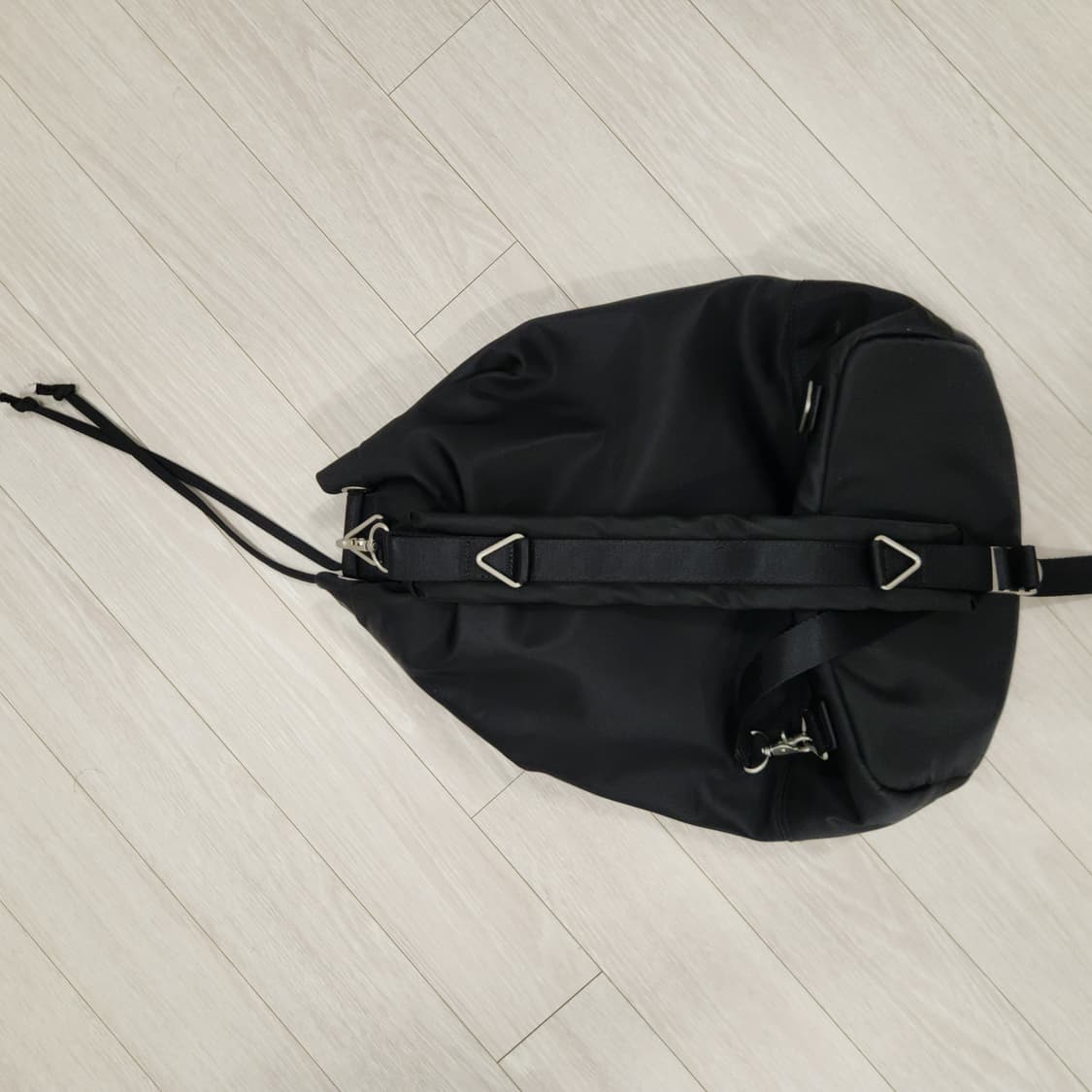 하아카이브 2웨이 워털루 블랙 나일론 더플백 상품이미지5