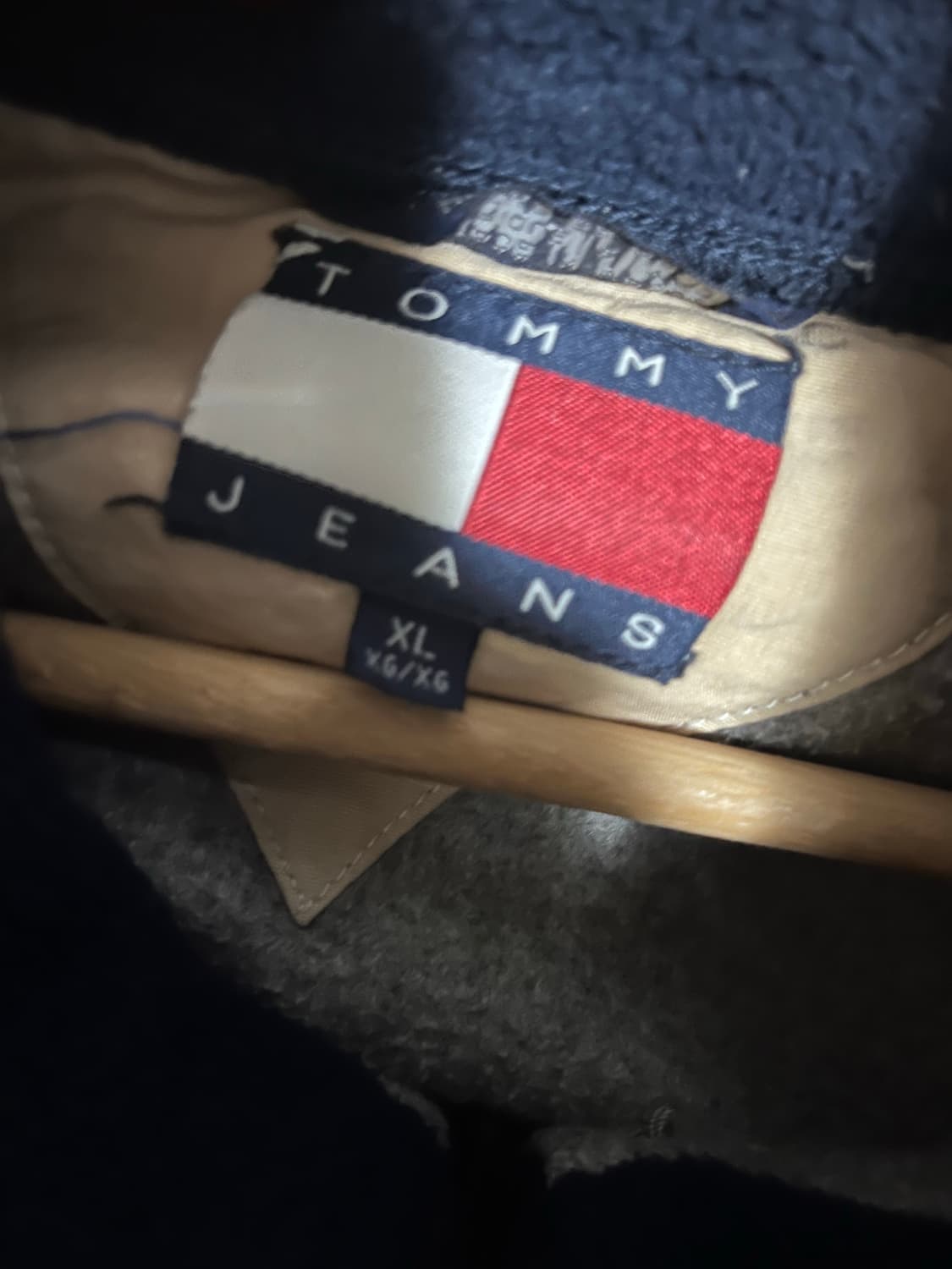 00‘s 타미진스 빅로고 플리스 자켓 상품이미지3