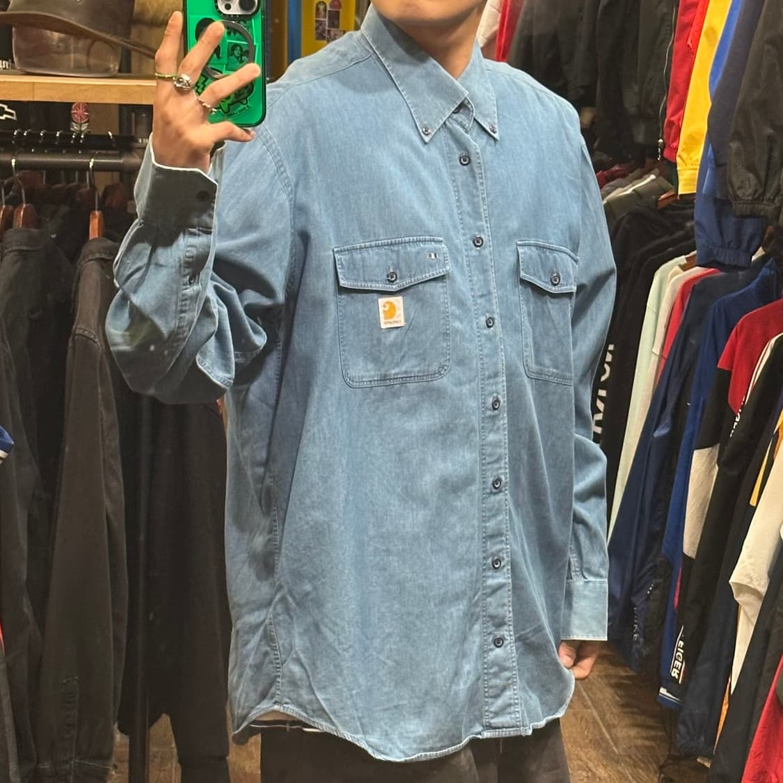 [HI] 칼하트 데님셔츠 상품이미지4