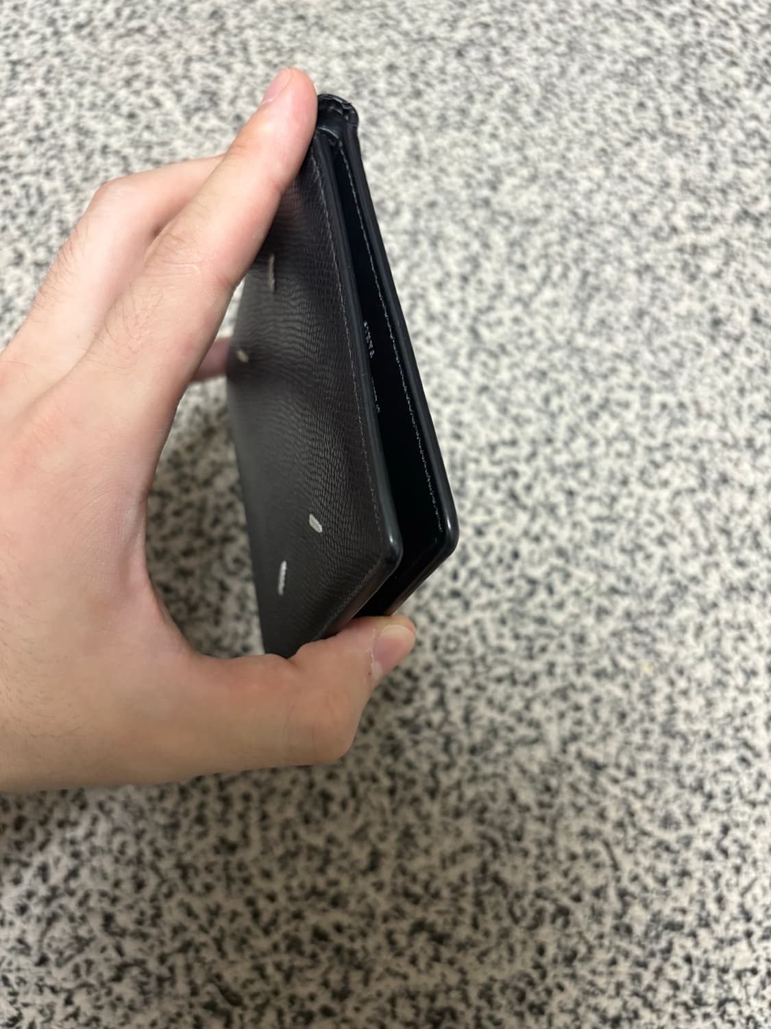 마르지엘라 포 스티치 레더 반지갑 상품이미지6