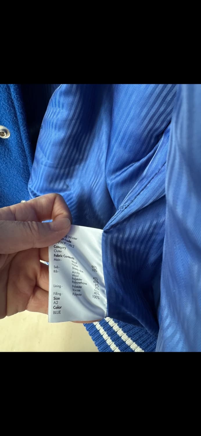 아더에러 바시티 자켓 A2 블루 상품이미지3