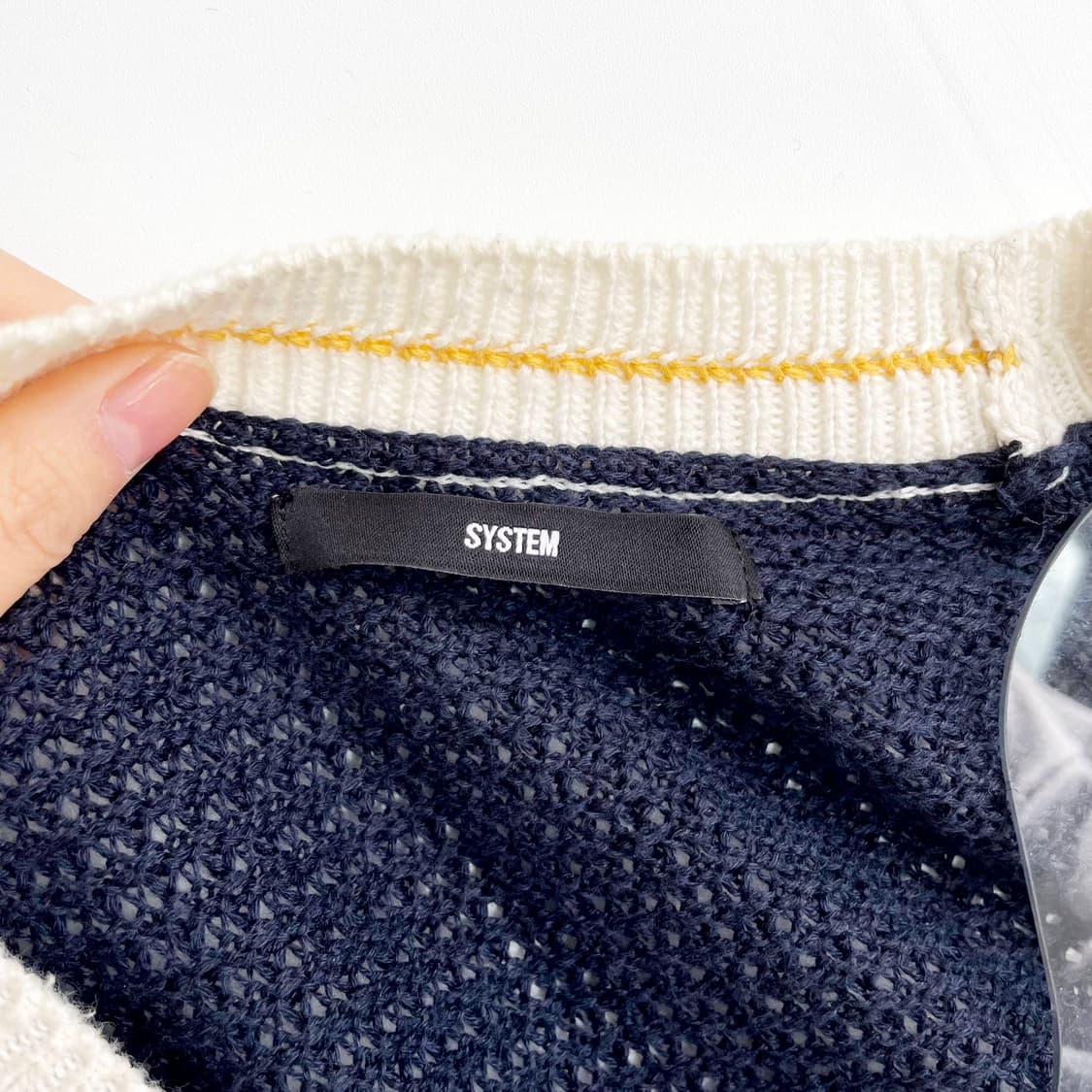 A2 시스템 니트가디건 95-100사이즈 상품이미지4