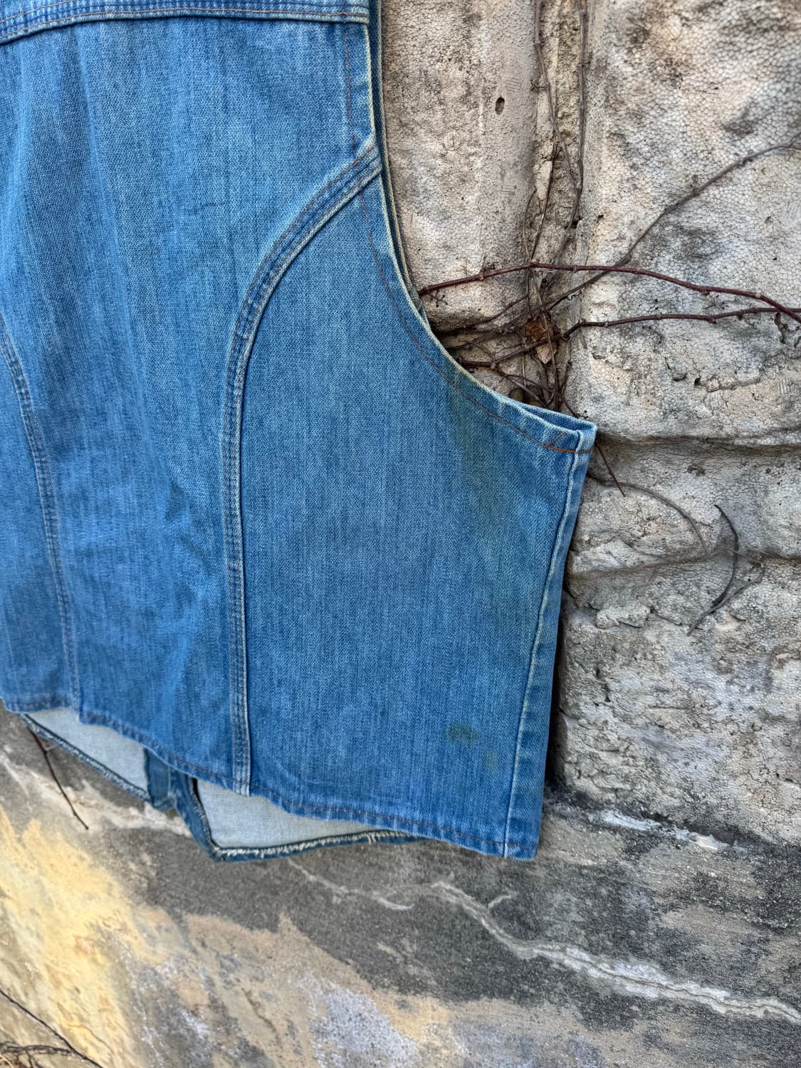 70~80s 랭글러 빈티지 웨스턴 데님 베스트 조끼 상품이미지6