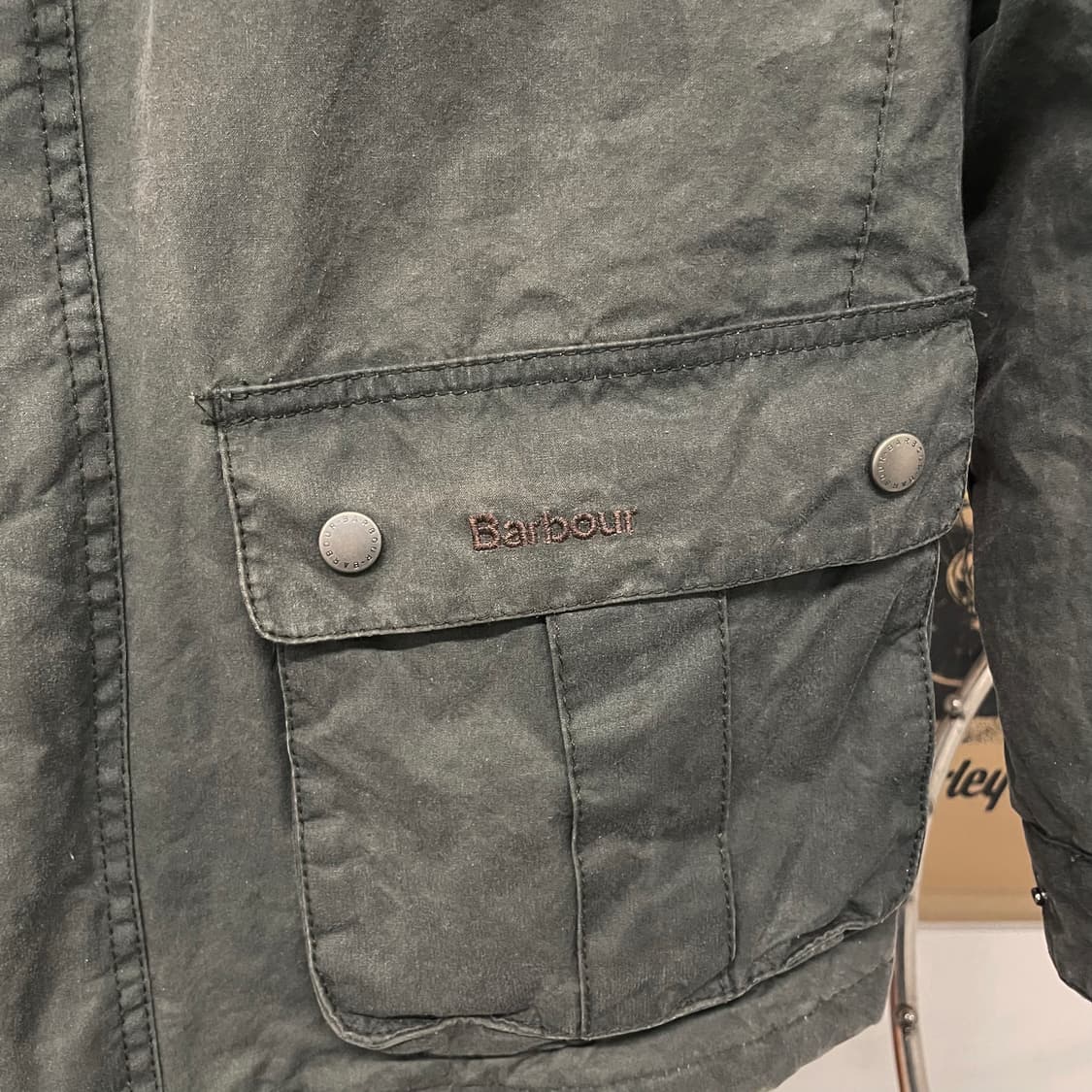 바버 인터네셔널 듀크 왁스 모터 사이클 자켓 비데일 뷰포트 상품이미지5