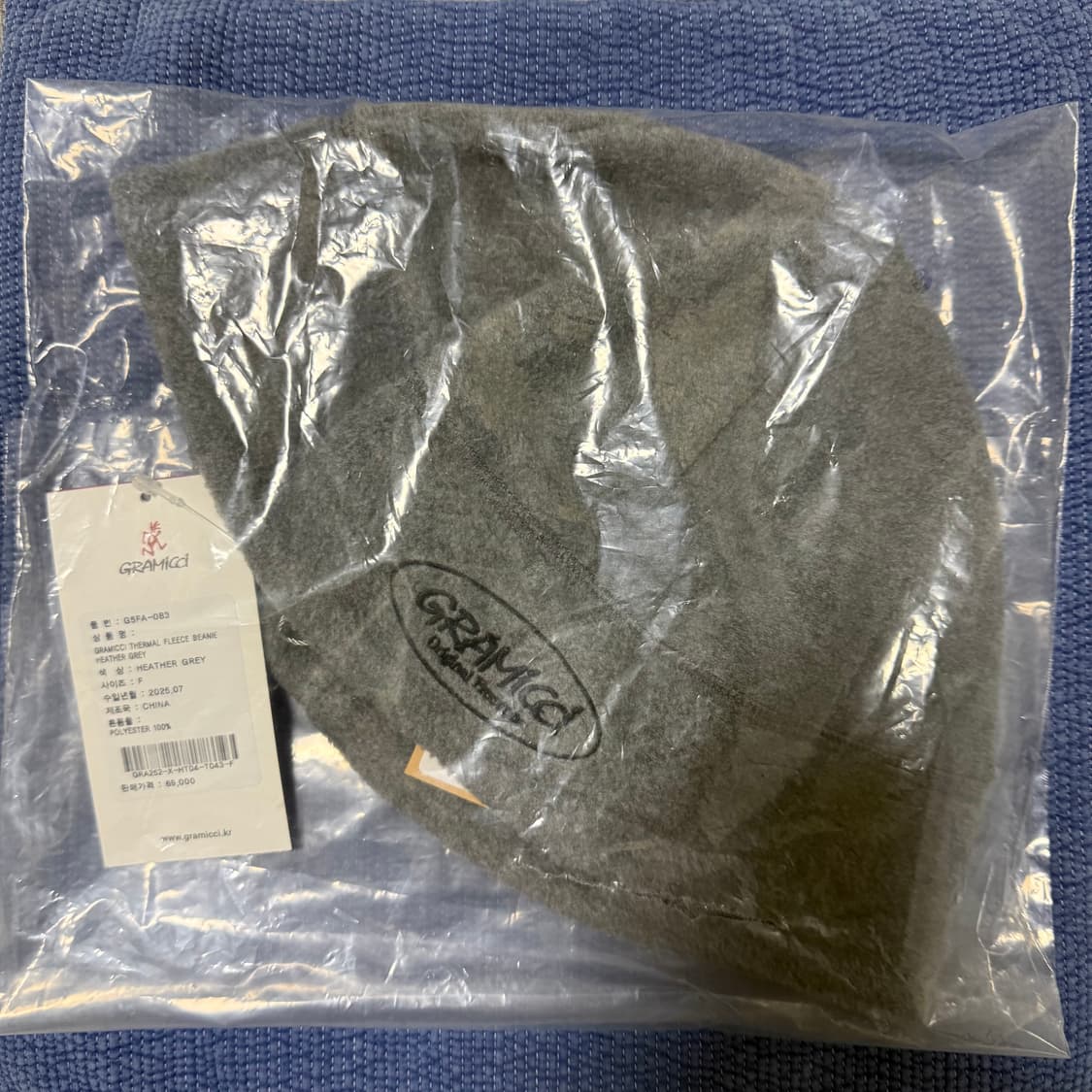그라미치 써멀 플리스 비니 헤더 그레이 상품이미지5