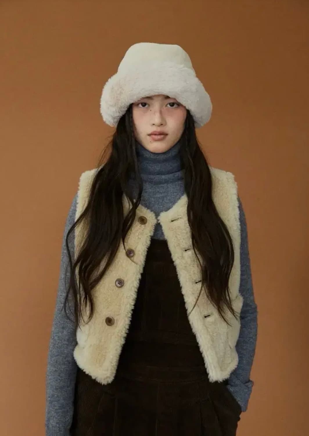 호와스 리버시블 베스트 (카멜) 상품이미지3