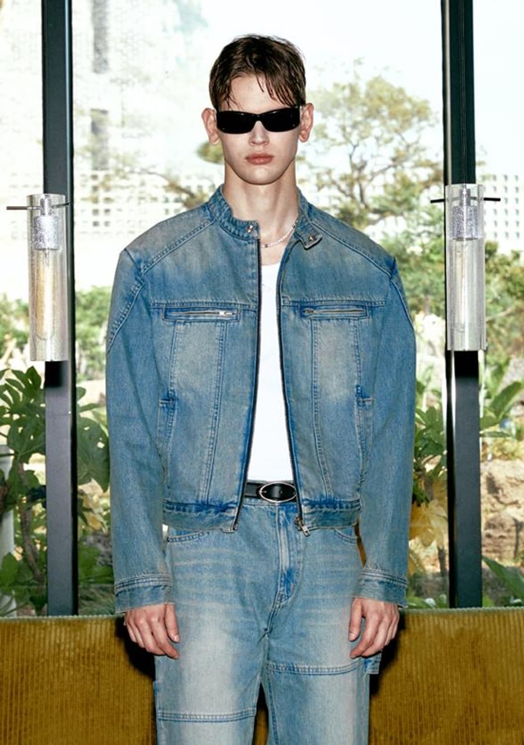 SAVAGE denim racing jacket 데님 청자켓 상품이미지3