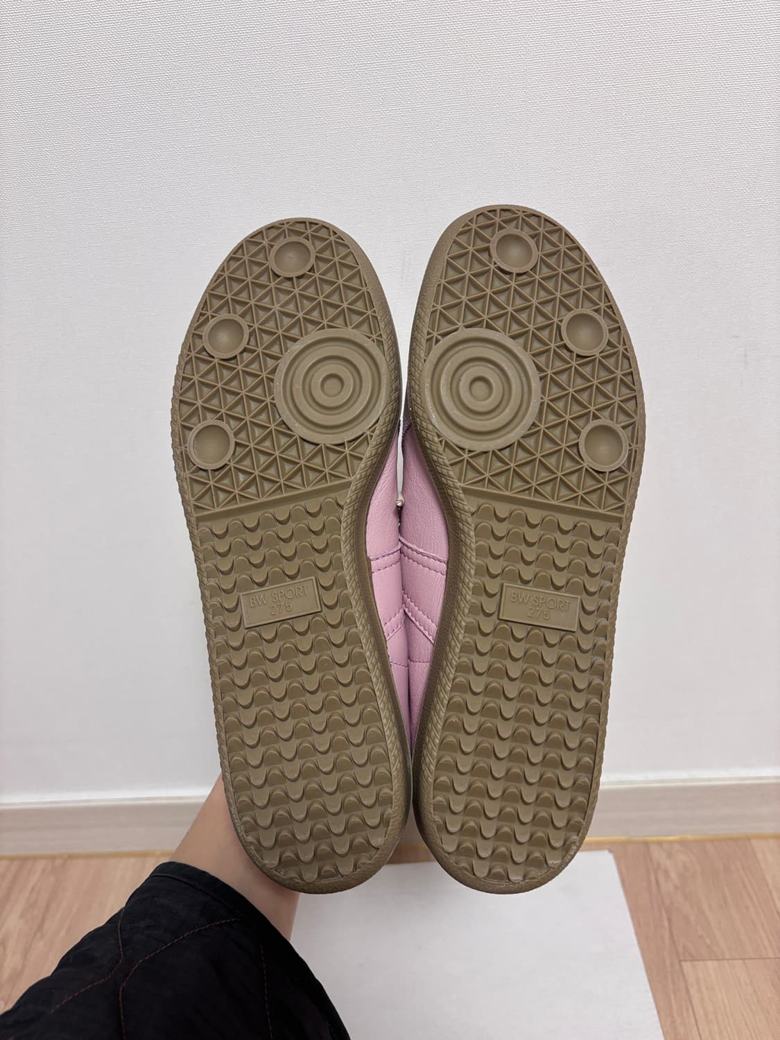 새상품) 275 (43) 리프로덕션오브파운드 독일군 스니커즈 핑크 상품이미지4