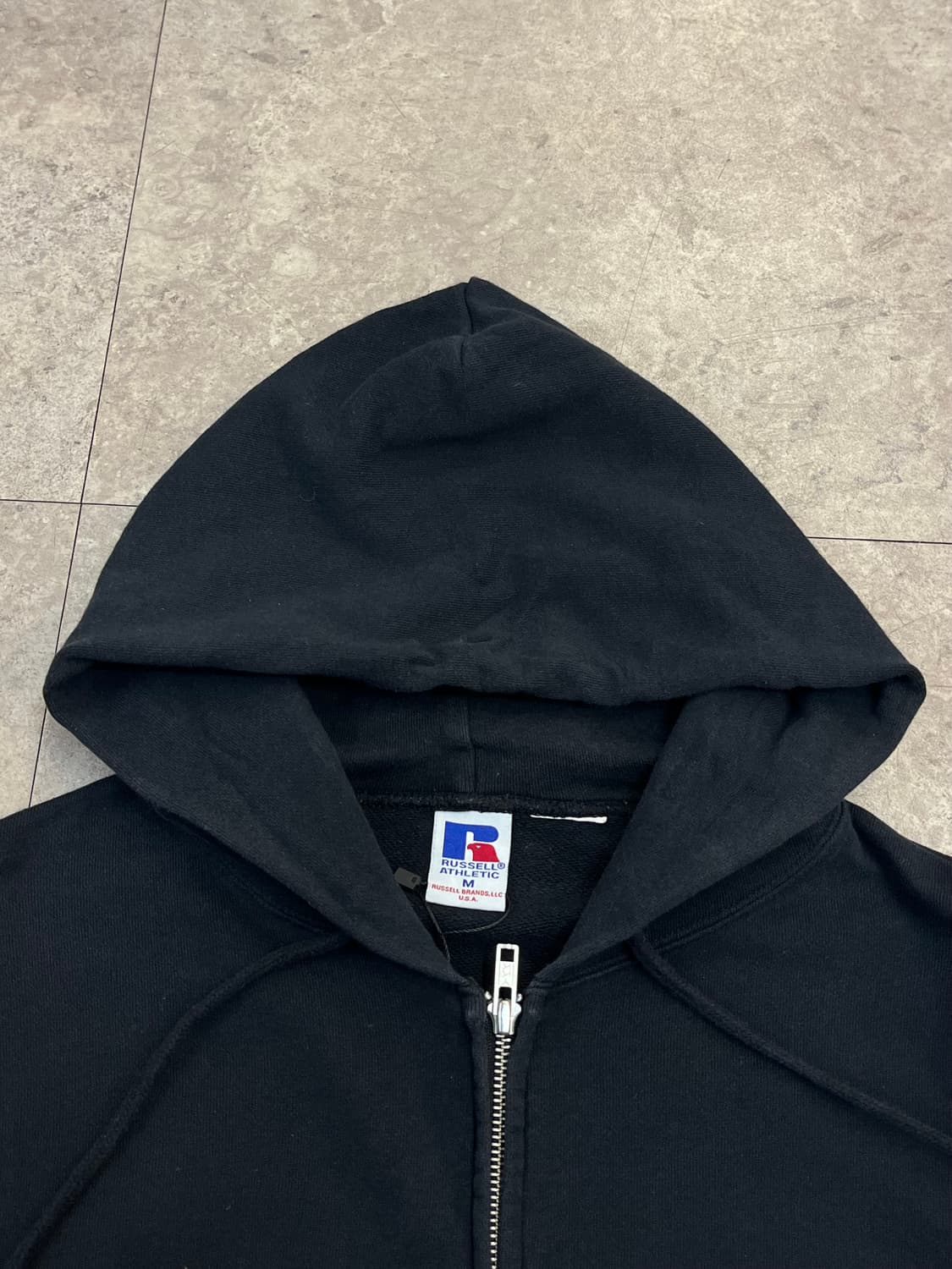 러셀 USA 후드집업 블랙 M #csz3424 상품이미지5