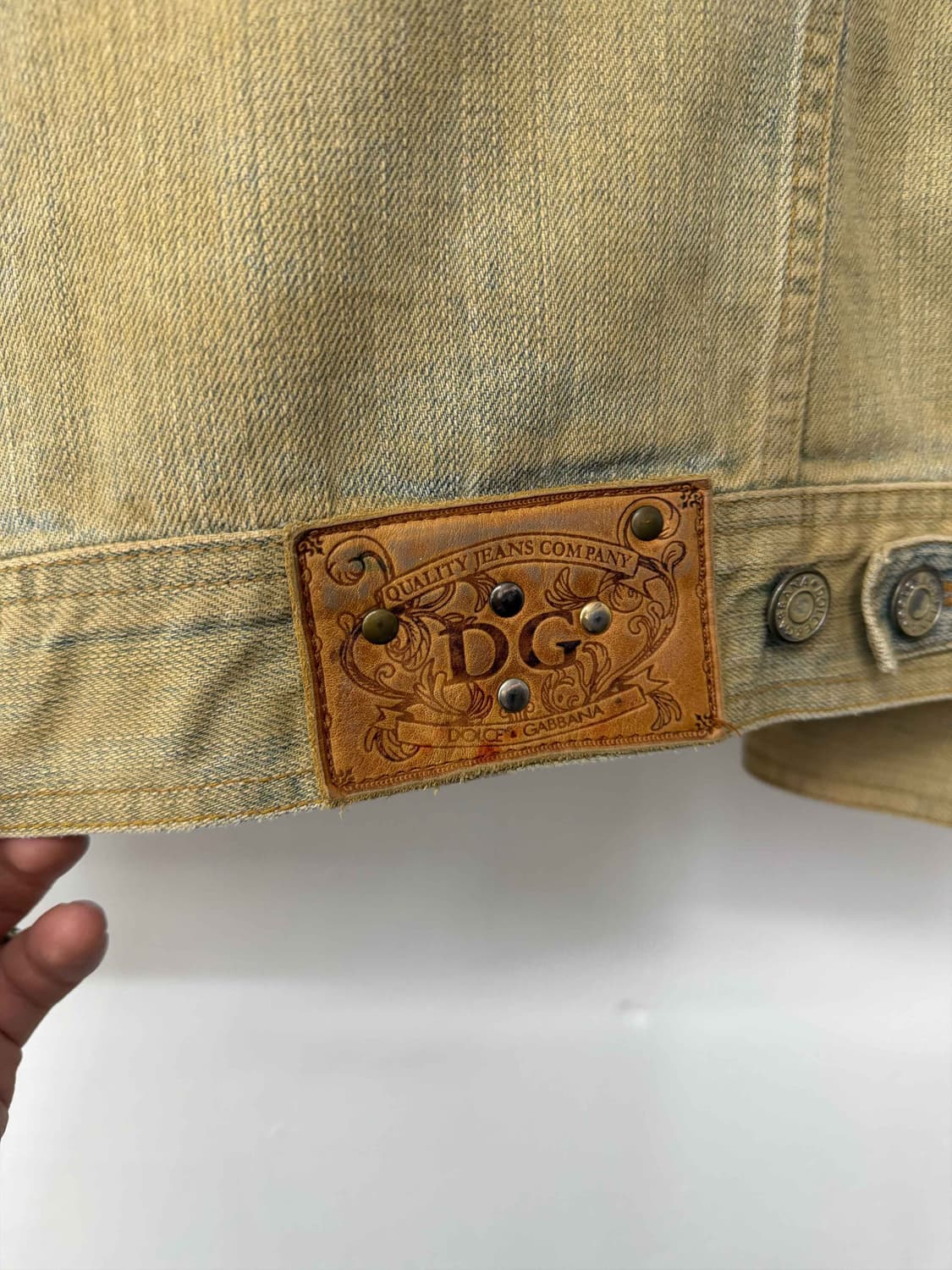 돌체앤가바나 가공 데님자켓 상품이미지8