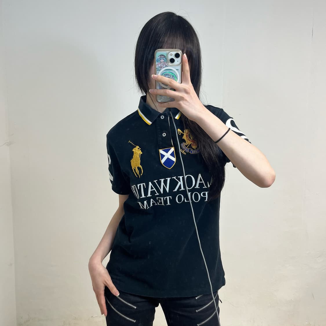 Polo big pony blackwatch collar T- shirt 상품이미지1