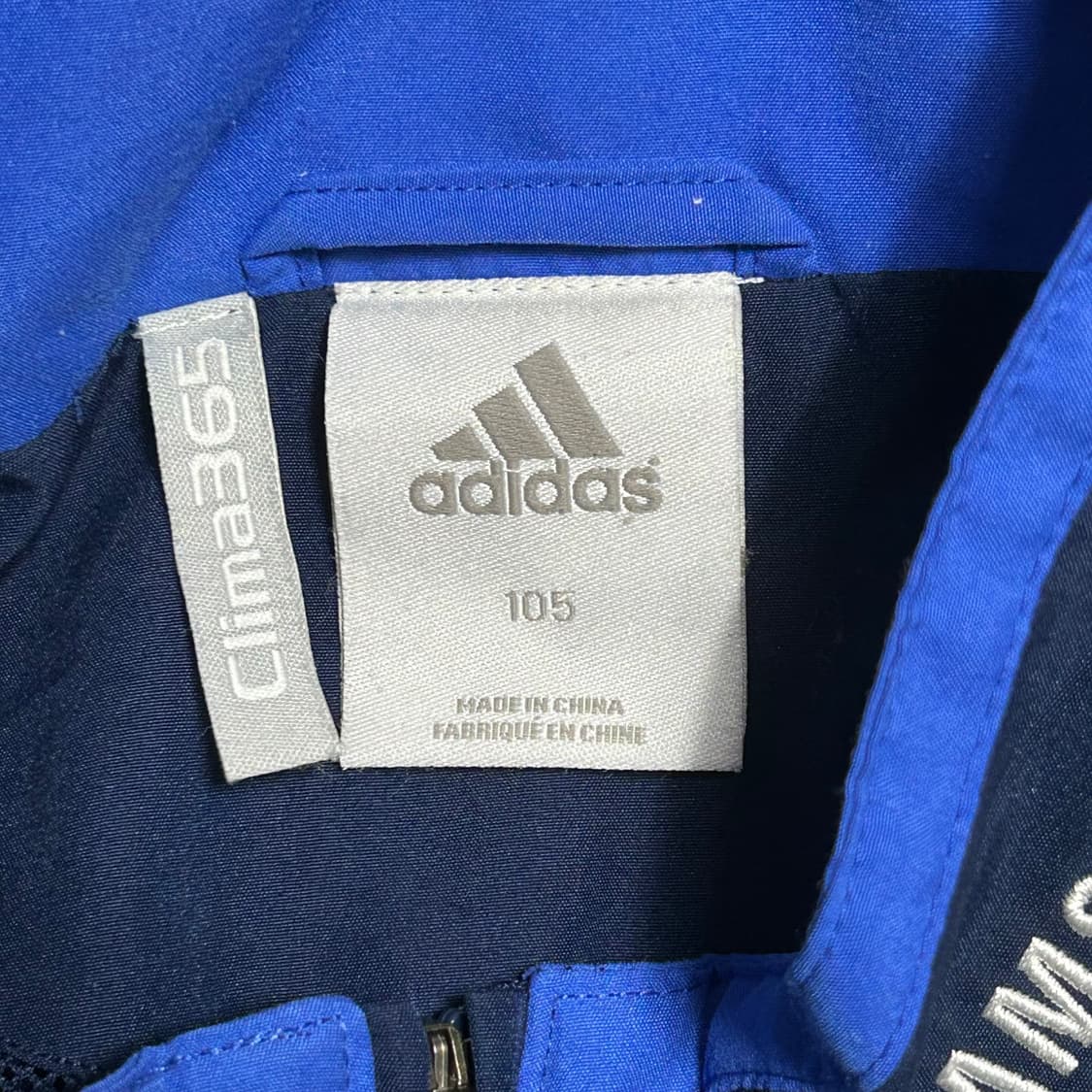 105 아디다스 첼시 삼성 블루 파이핑 네이비 트랙 자켓 상품이미지4