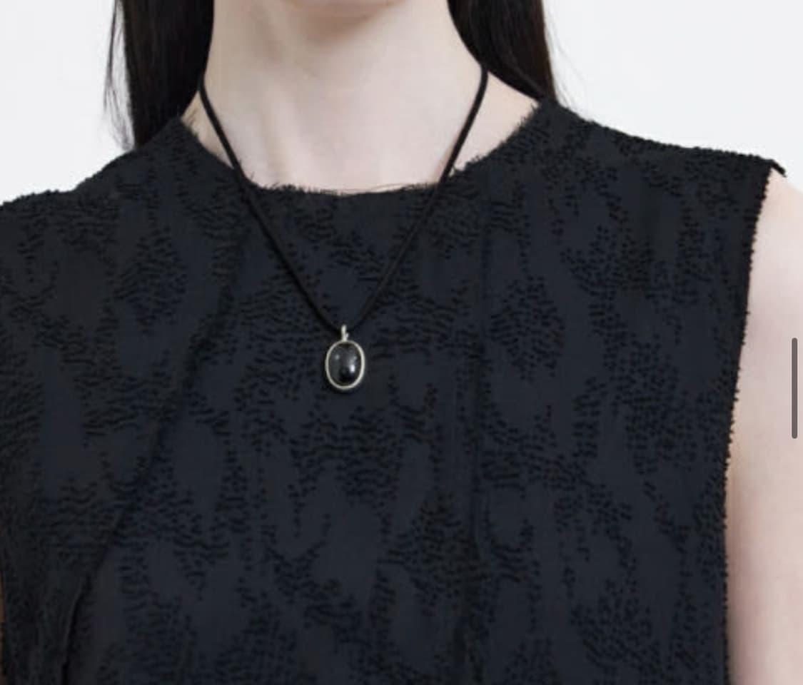 유스 원석 레더 스트랩 목걸이 판매해요 상품이미지7