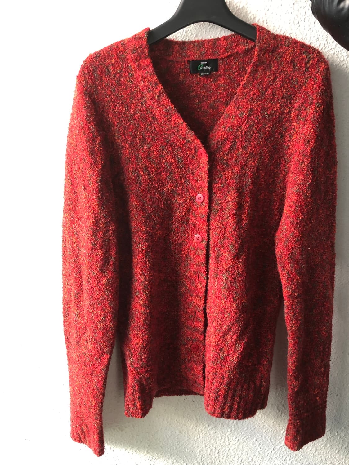 빈티지 니트 가디건 - 레드(red) 상품이미지2