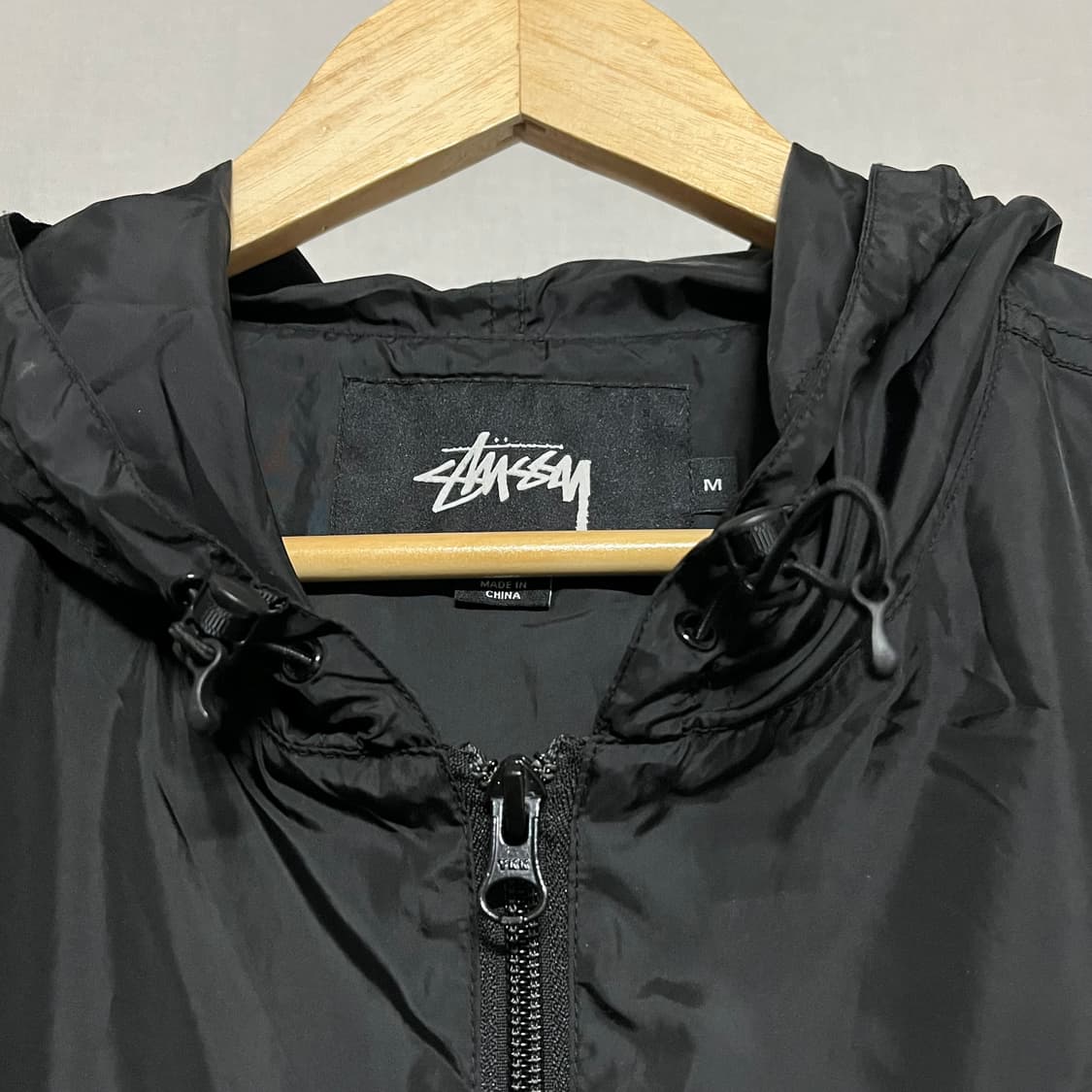 스투시 인터내셔널 블랙 아노락 바람막이 자켓 M 상품이미지3