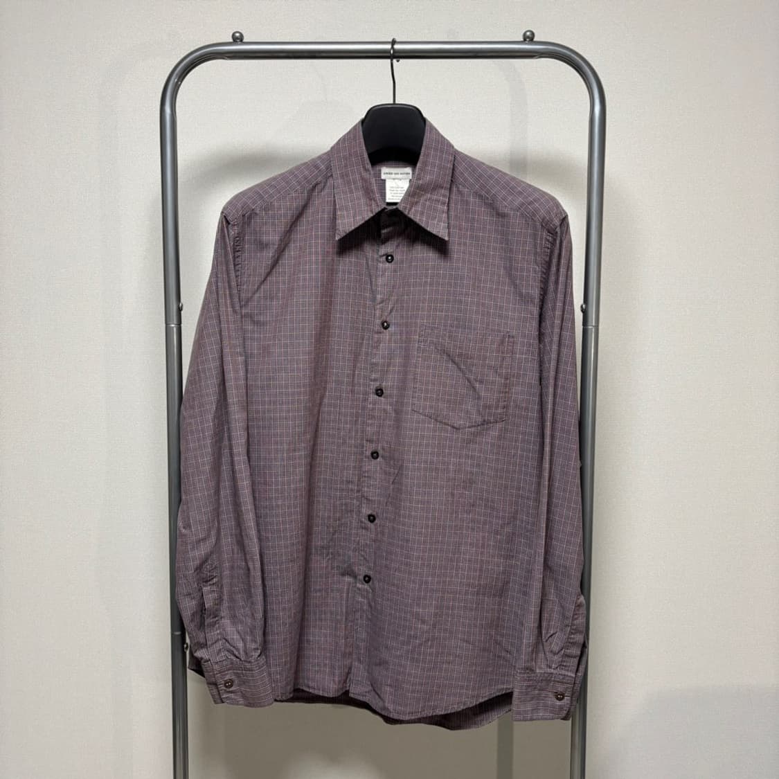 드리스 반 노튼 체크 셔츠 상품이미지1