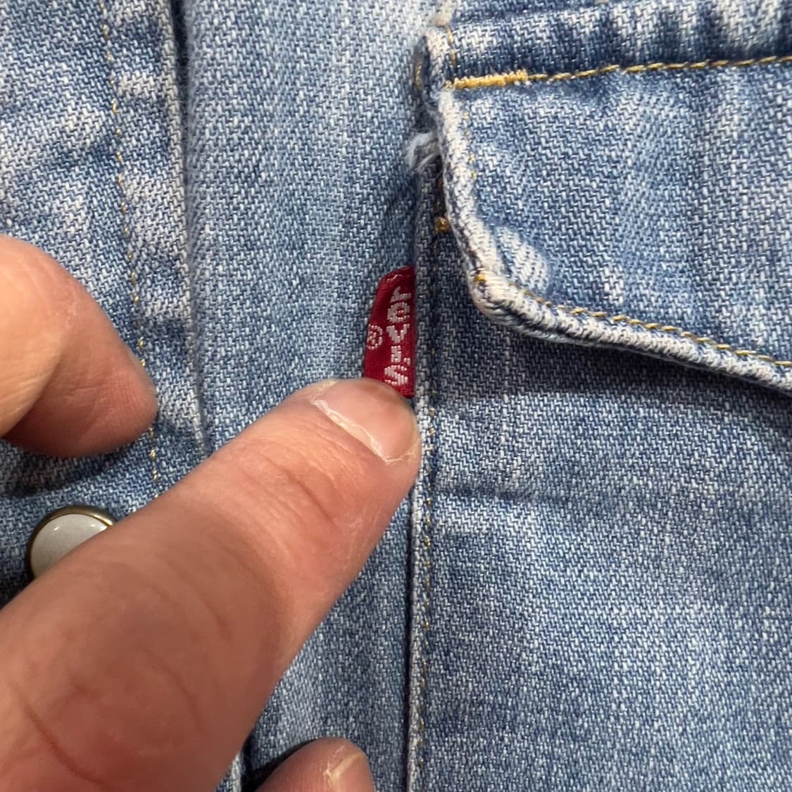 리바이스 워크 데님셔츠 상품이미지6