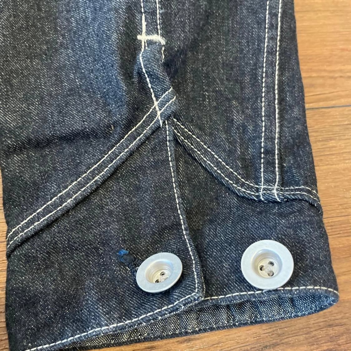  캐피탈 데님 더블 브레스티드 자켓 상품이미지3