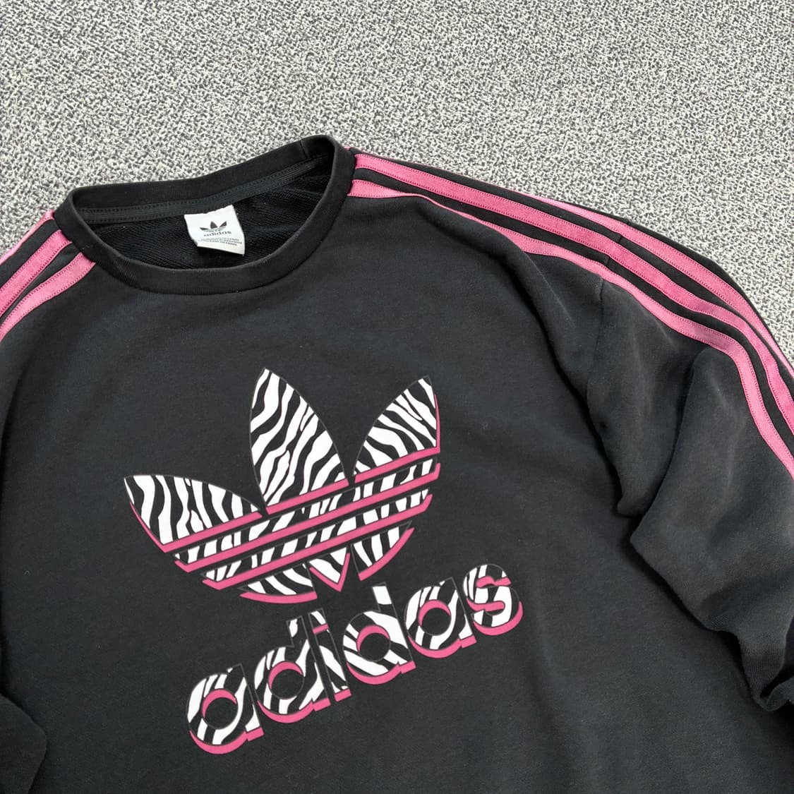 <아디다스 핑크 지브라 맨투맨> No.1473 상품이미지7