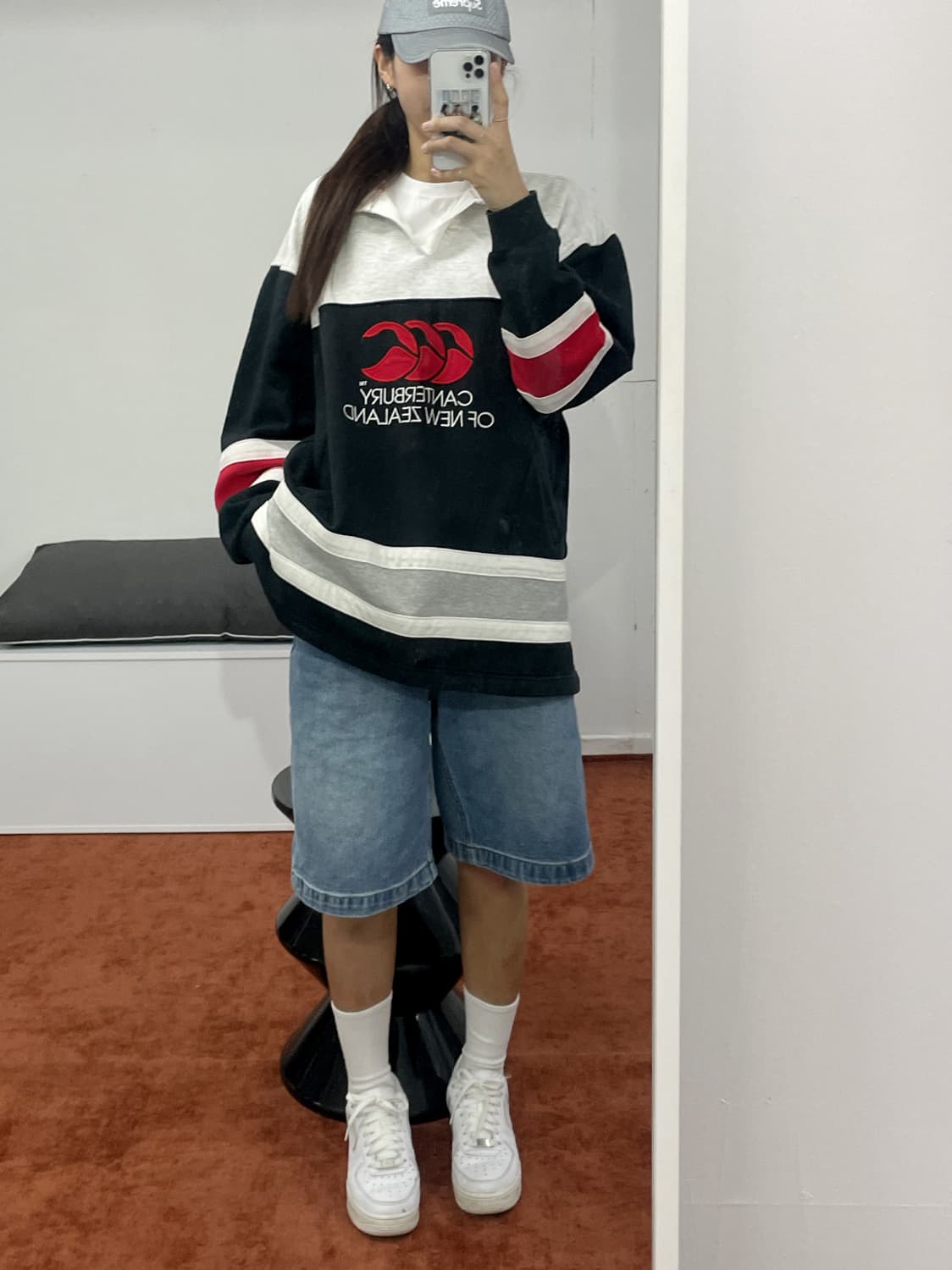 캔터베리 오버핏 럭비 티셔츠 상품이미지2