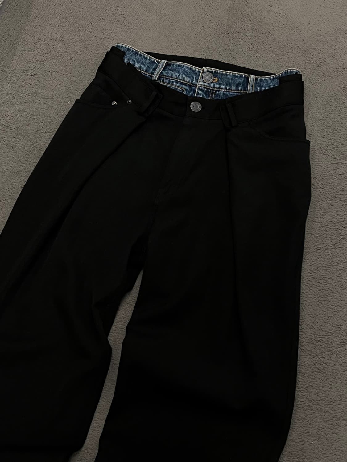 준지 레이어드 와이드 팬츠 처분  상품이미지2