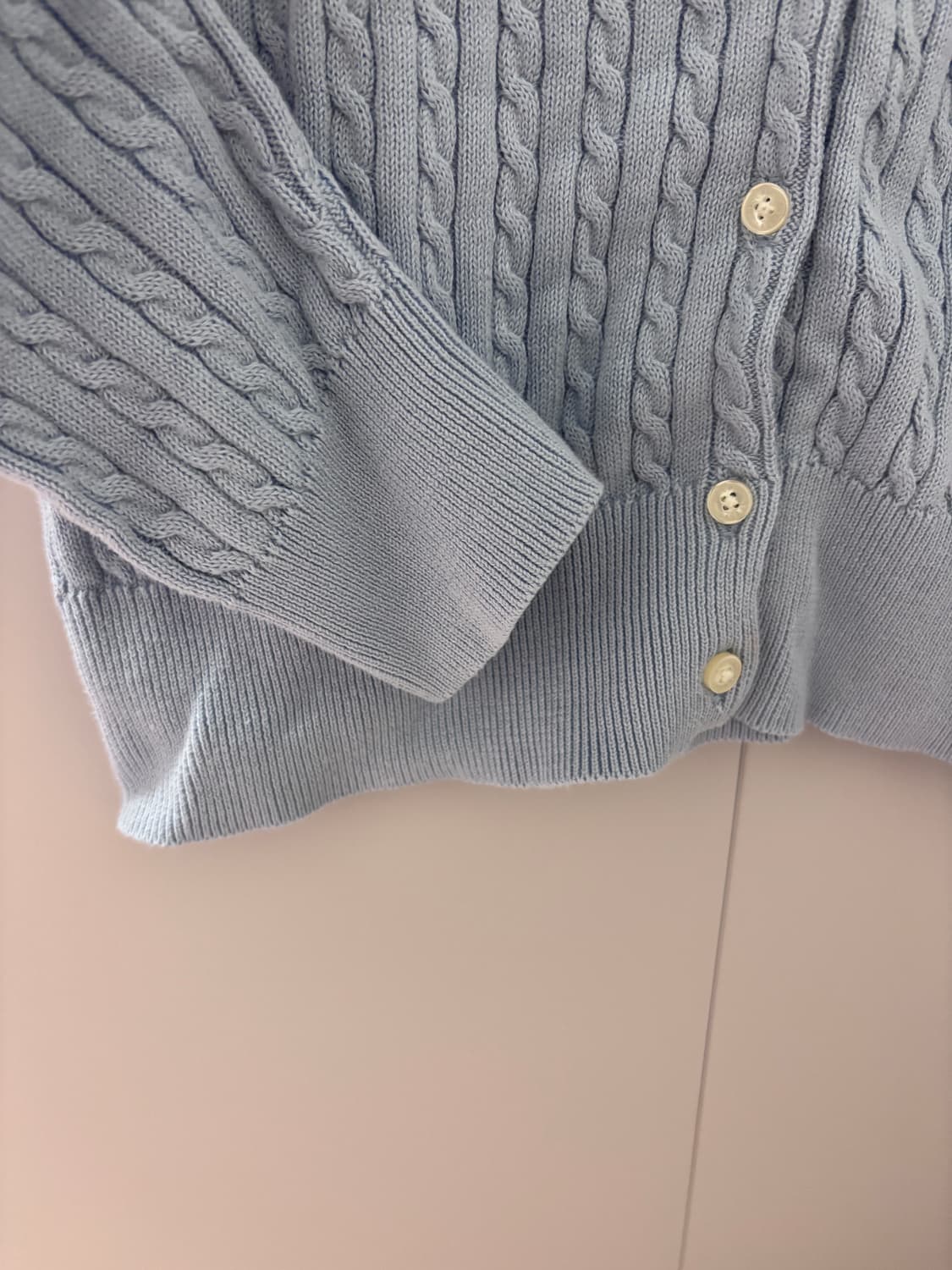 폴로랄프로렌 걸즈 가디건 XL 하늘색 상품이미지5