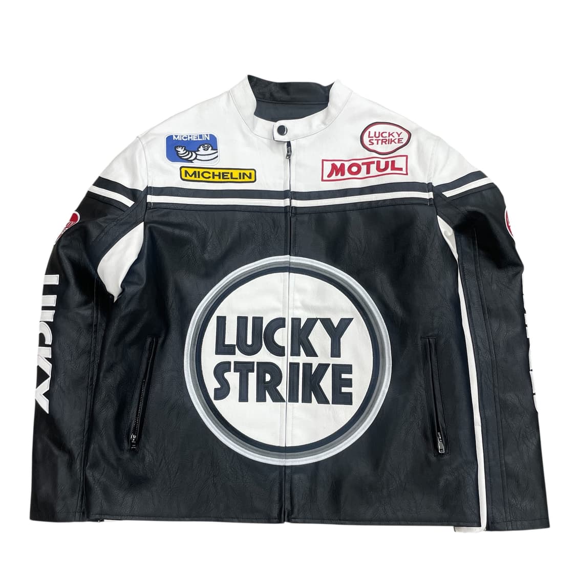 럭키 스트라이크 레이싱 가죽 자켓 상품이미지1