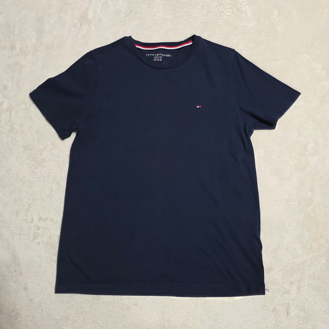 (XS)여성 타미힐피거 라운드 반팔티셔츠 상품이미지1