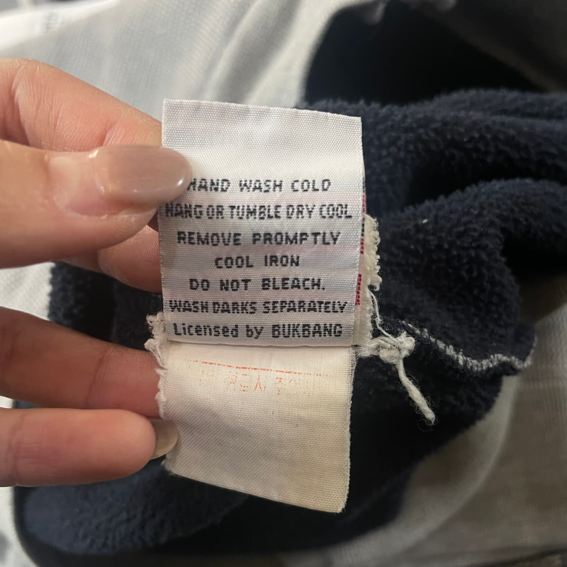 퀵실버 자수로고 약기모 그레이 니트 후드 집업 L 상품이미지8