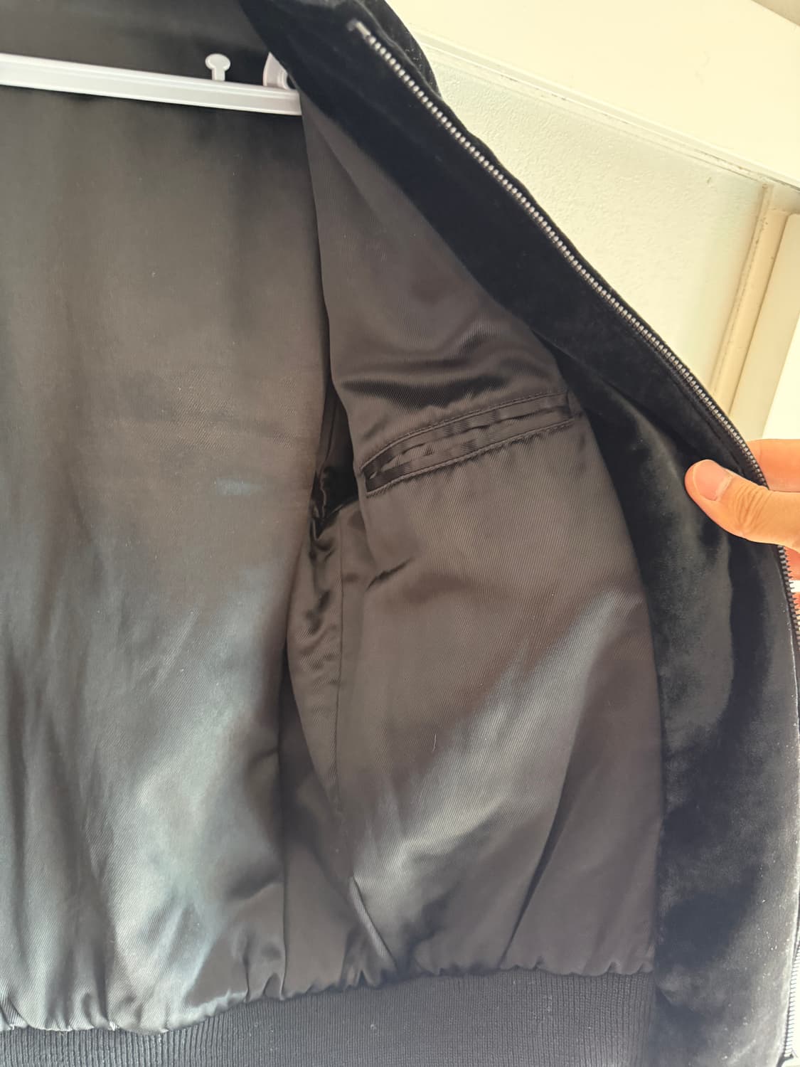 SAINT LAURENT - Velvet Blouson Jacket 상품이미지9