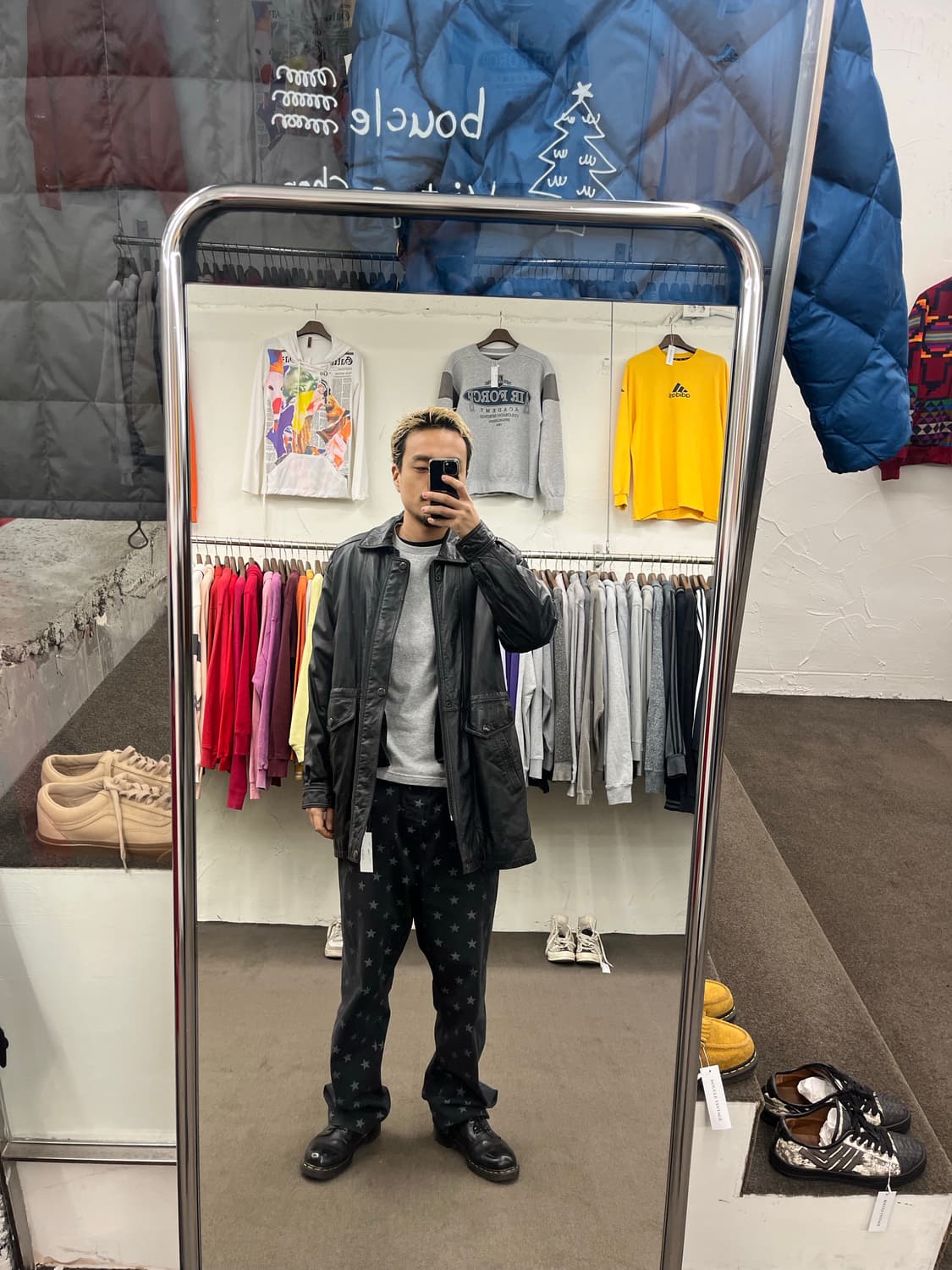 양가죽 하프 기장 자켓 상품이미지7