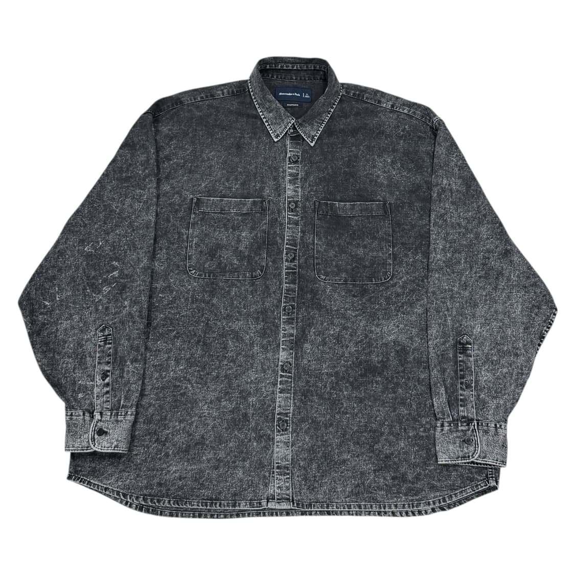 아베크롬비 오버사이즈드 피그먼트 워싱 셔츠 남방 XL 상품이미지1