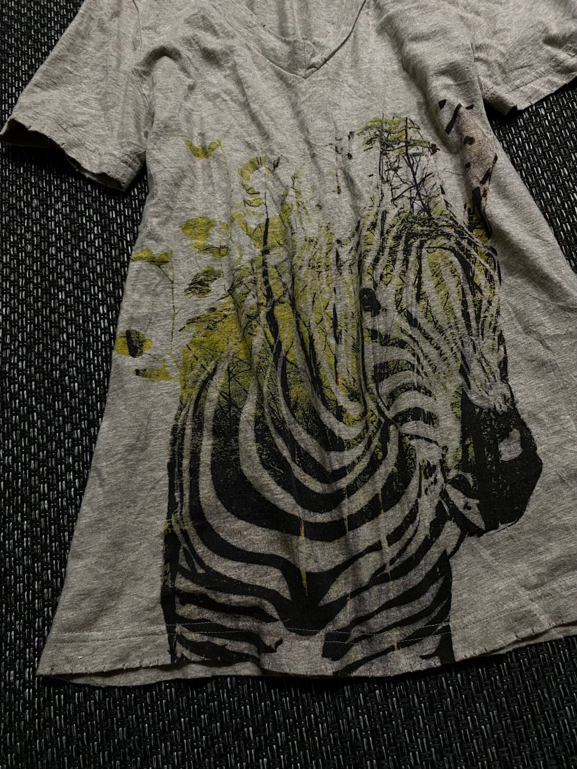 Y2K Print Slim Fit Top 상품이미지2