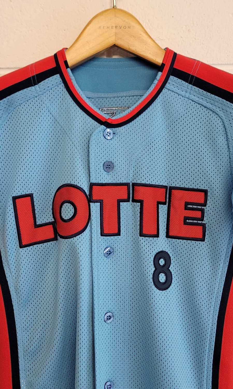 롯데자이언츠 챔피언 프로페셔널 유니폼(No.8 전준우 마킹) 판매 상품이미지3