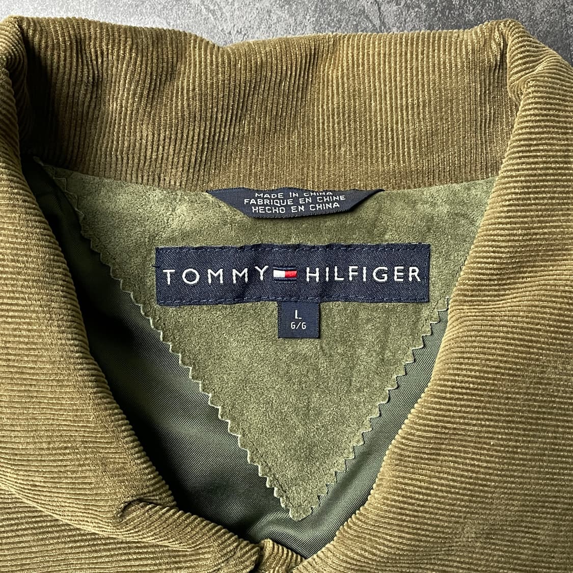 TOMMY HILFIGER 토미힐피거 카키 퀄팅 자켓 A00813 상품이미지9