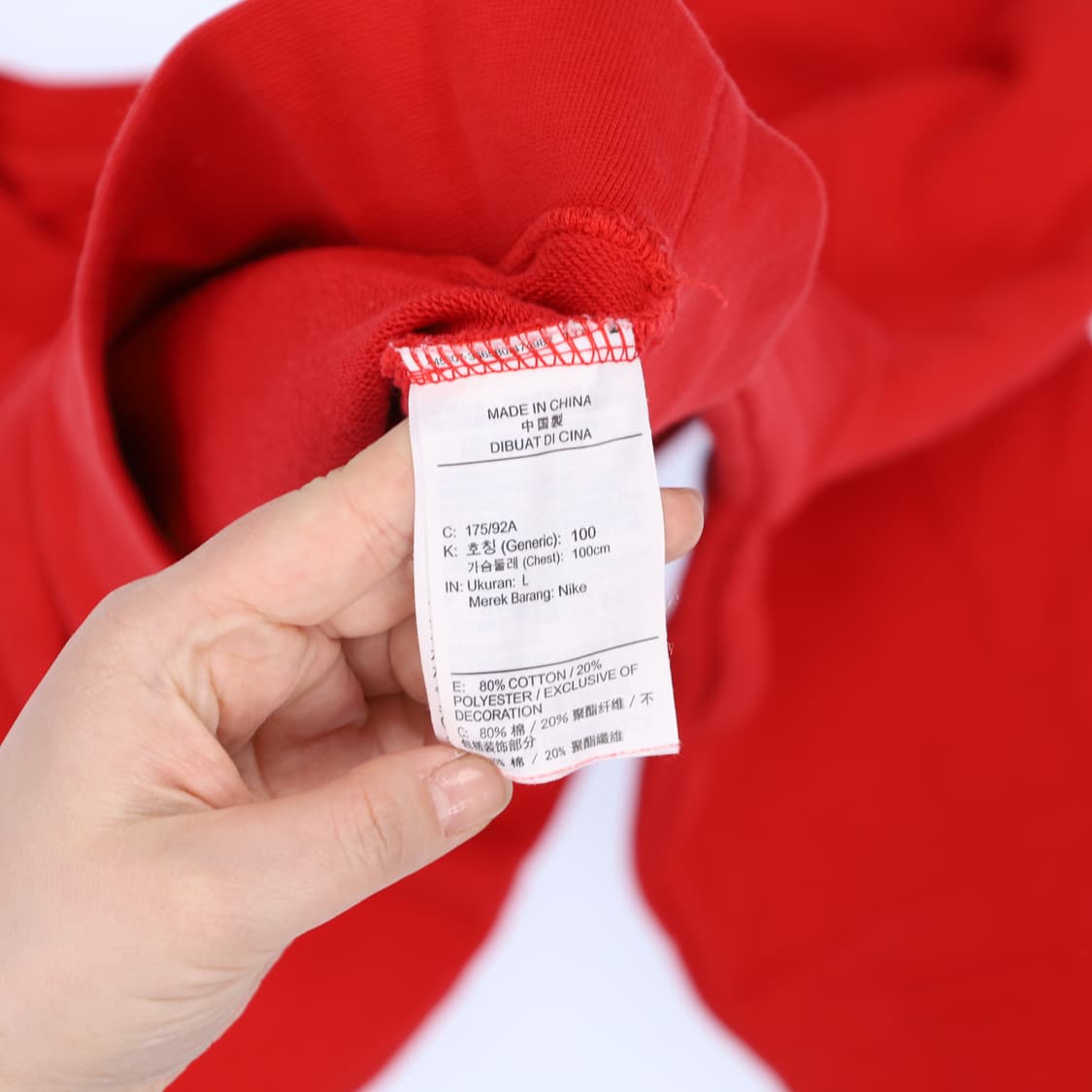 100 나이키 더블스우시 맨투맨 티셔츠 N7588 상품이미지5