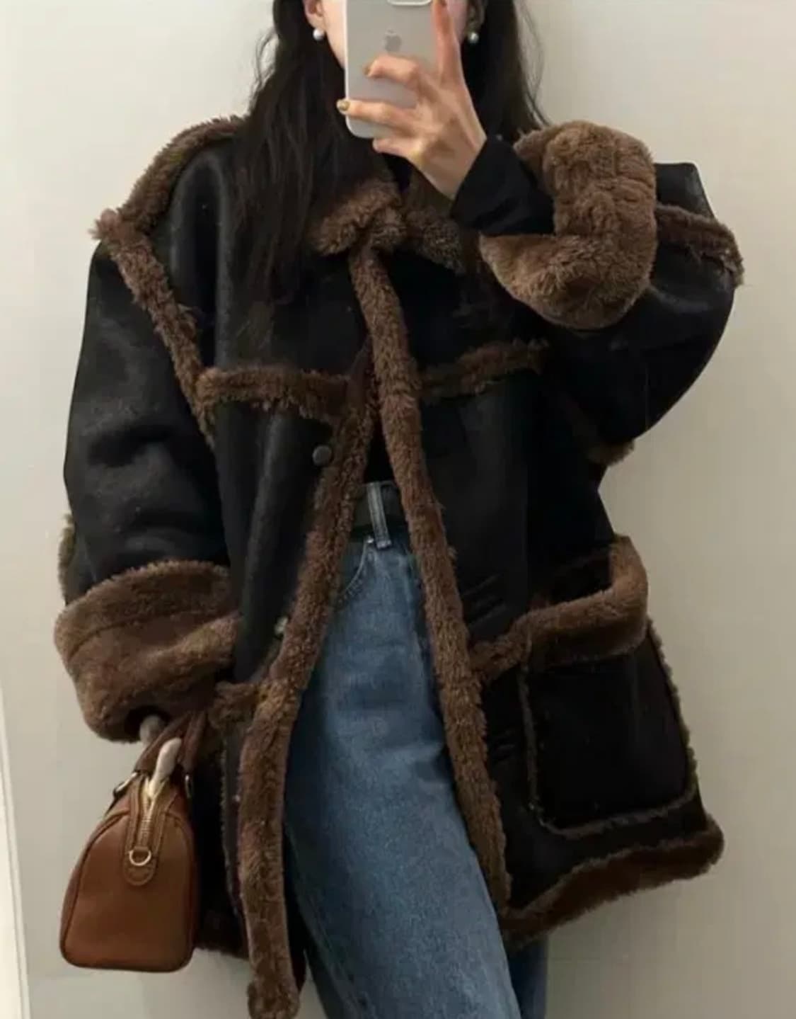 무스탕 자켓 상품이미지4